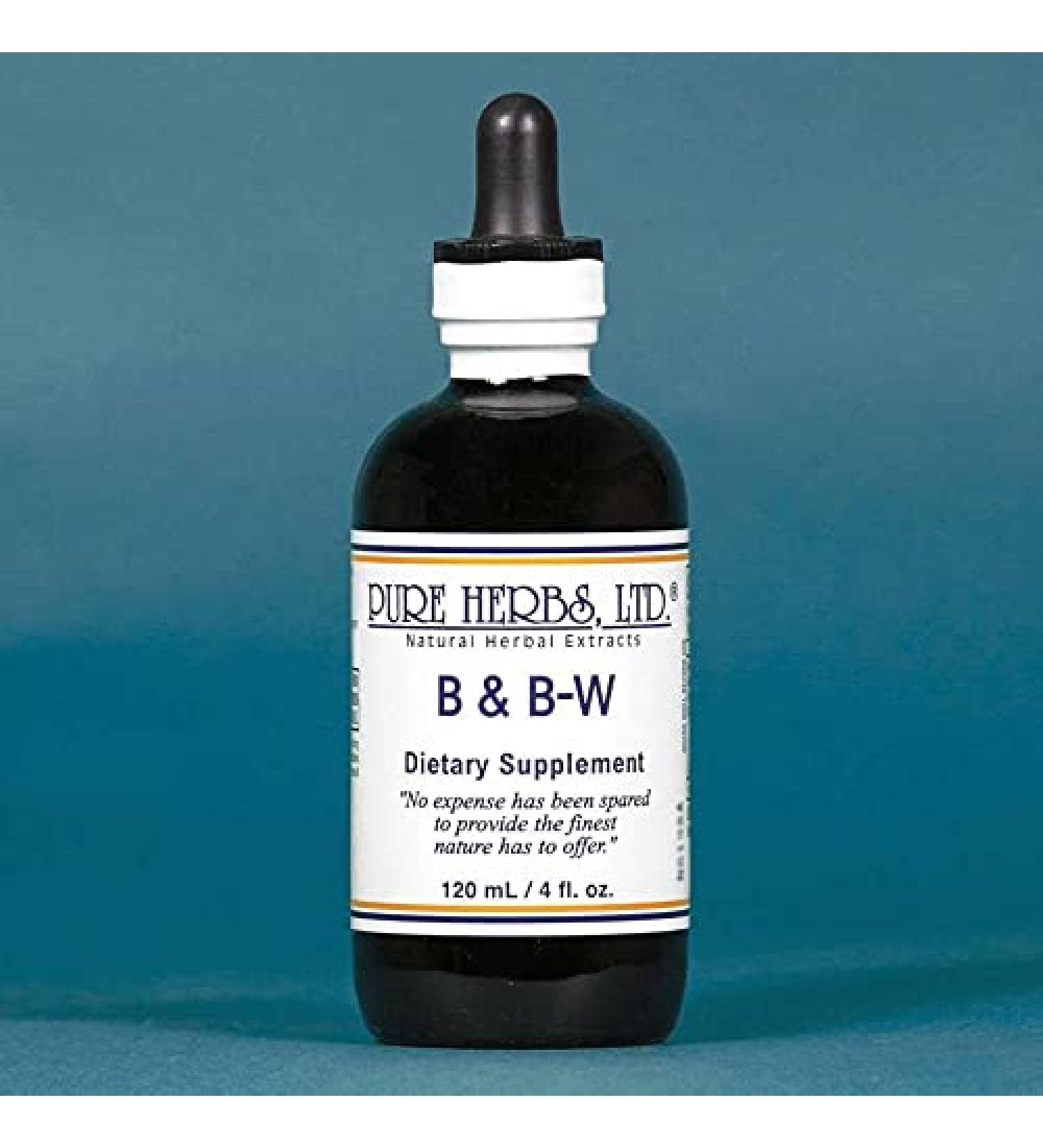 Pure Herbs Ltd. B & B-W (4 oz.) - Premium Herbal Blend for Wellness - Buy Online on GoSupps.com