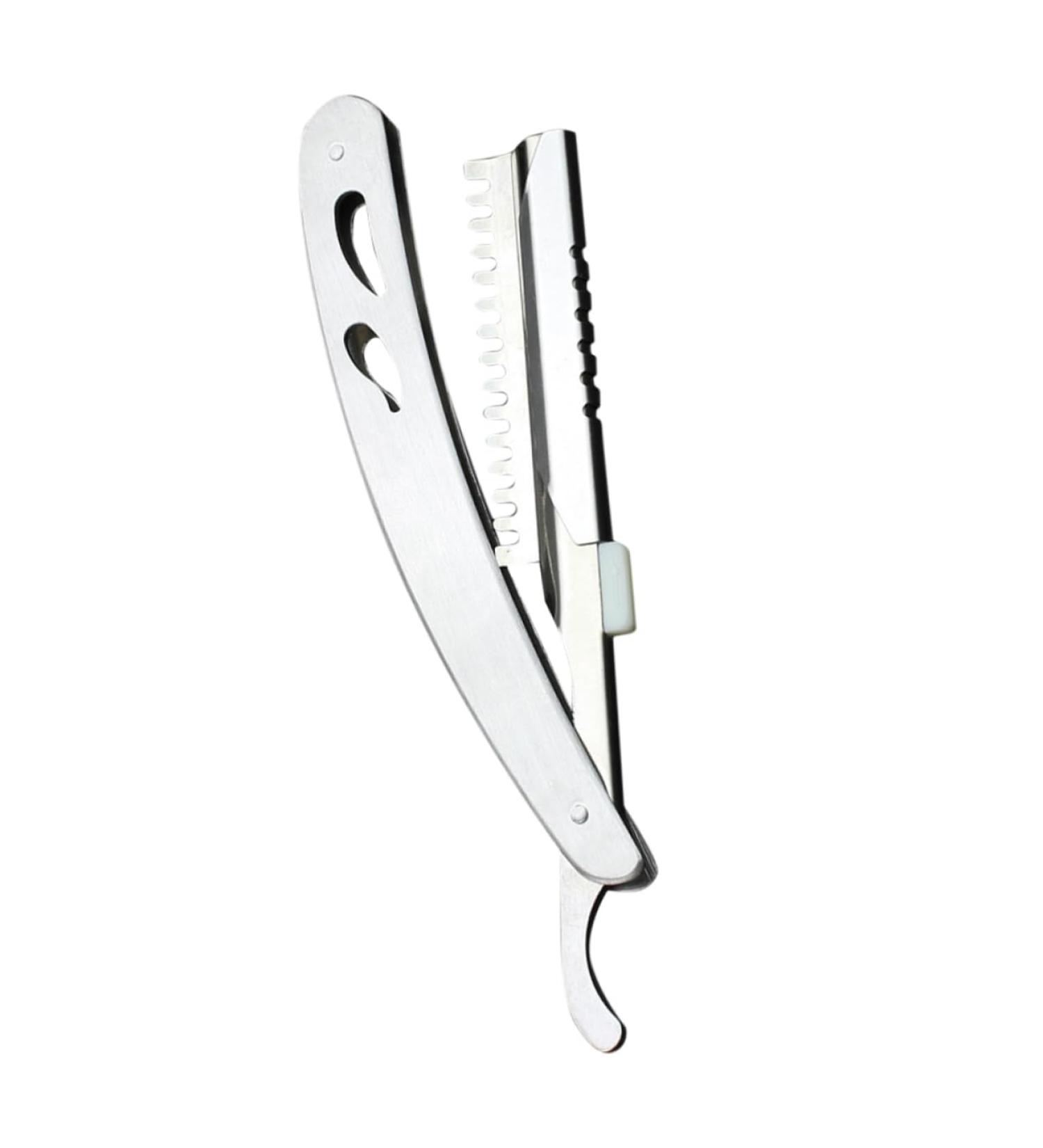 Ipetboom Stainless Steel Foldable Razor Holder - Professional Hairdresser Stand for Nasal Hair Cutter & Beard Blade - Buy Online on GoSupps.com