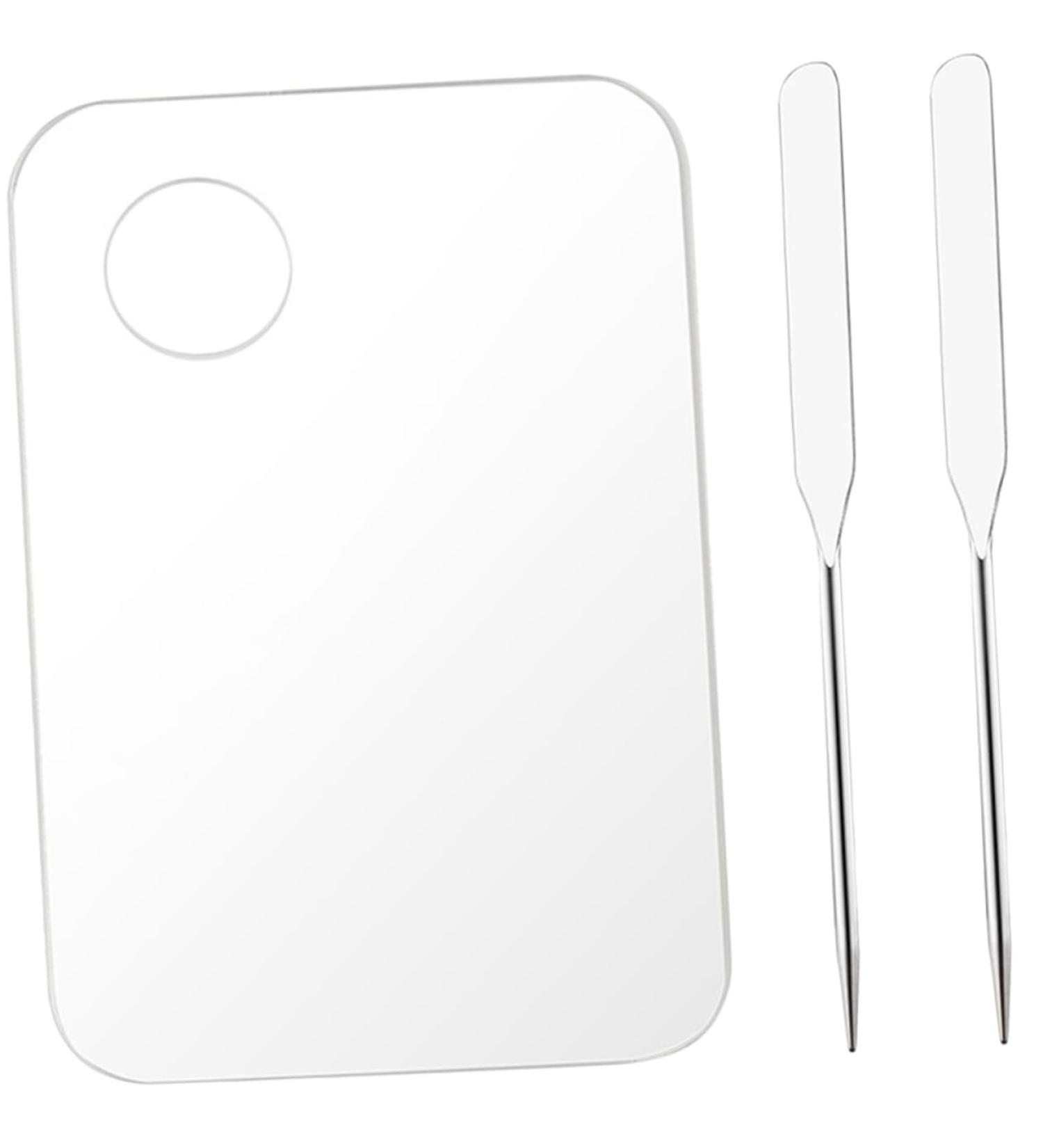 VALICLUD 1 Ensemble Palette de Maquillage Plateau manucure plaques Ongles pour Nail Art Palette de Peinture en Plastique M langer la Plaque pour Le Maquillage Acrylique - Buy Online on GoSupps.com