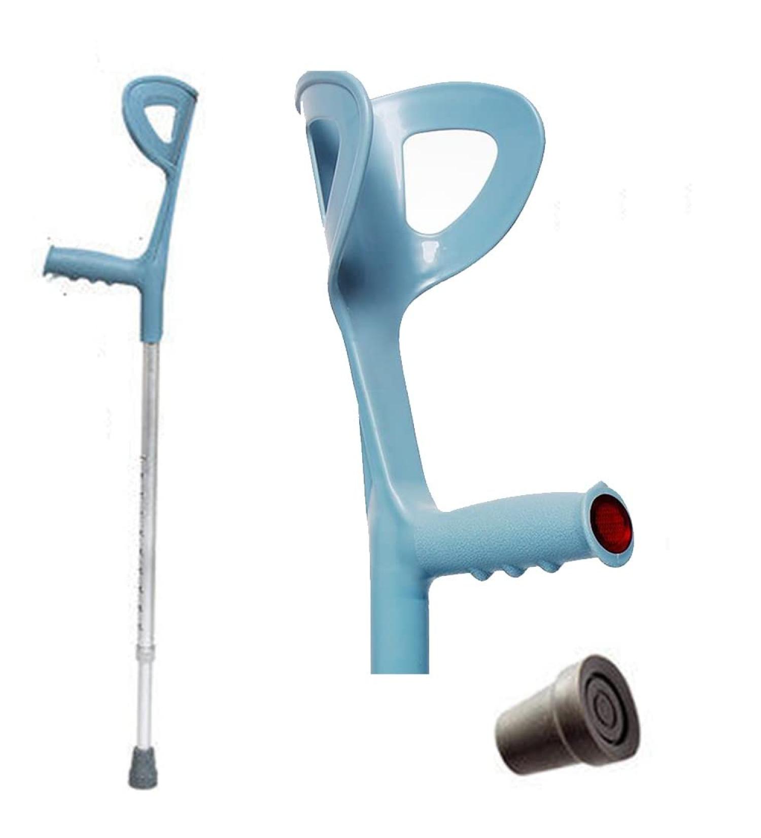 Forearm Crutches Lightweight Adjustable Arm Crutch for Walking Aluminum Ergonomic Handle Comfortable On Wrist Non-Slip Rubber Tip (Size : 2pcs) Anniversary Lucky Star 1pcs - Buy Online on GoSupps.com