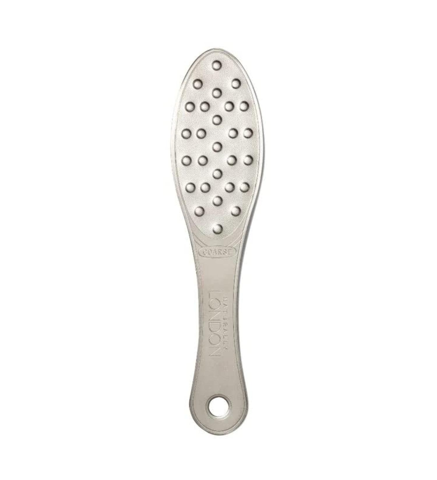 NATURALLY LONDON Stainless Steel Foot File Callus Remover for Feet and Heels - Buff Away Dead Skin, Calluses, and Dry Patches - Wet/Dry Skincare - Buy Online on GoSupps.com