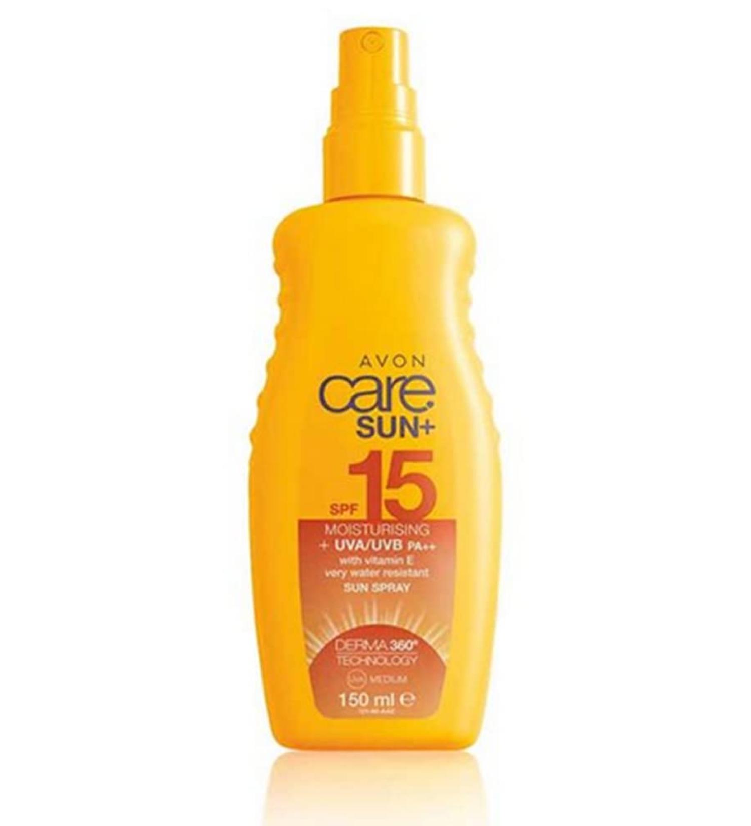 Avon Care Moisturising Sun Spray SPF15 very water resistant