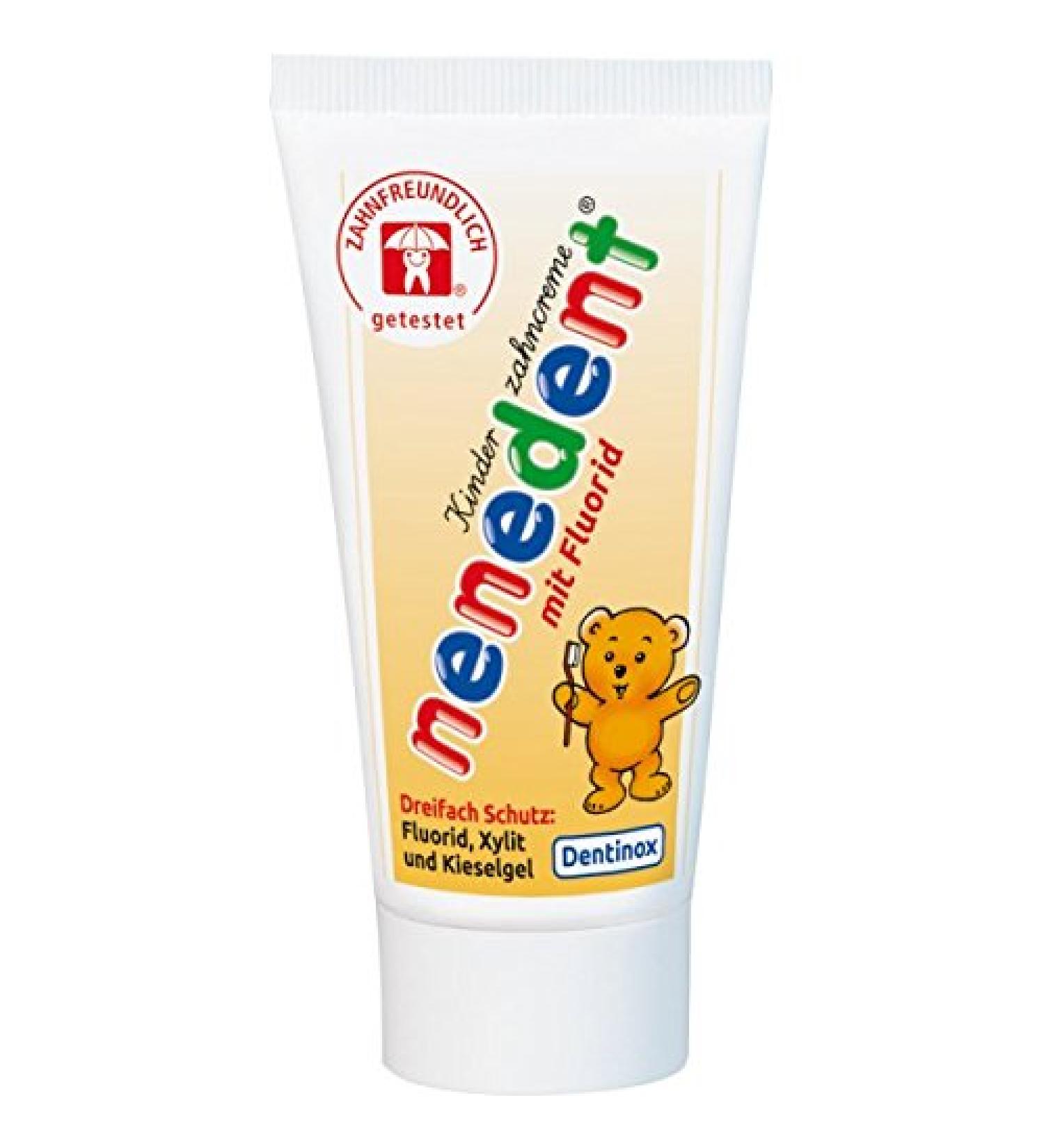 Nenedent children's toothpaste with fluoride pack of 20 (20 x 50 ml) Dentinox toothpaste for children
