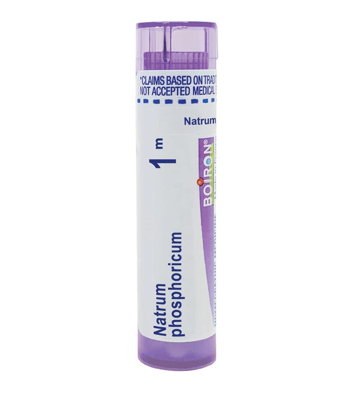Boiron Natrum Phosphoricum 1M Md - 80 Pellets for Heartburn & Acid Indigestion | Buy Internationally - Buy Online on GoSupps.com