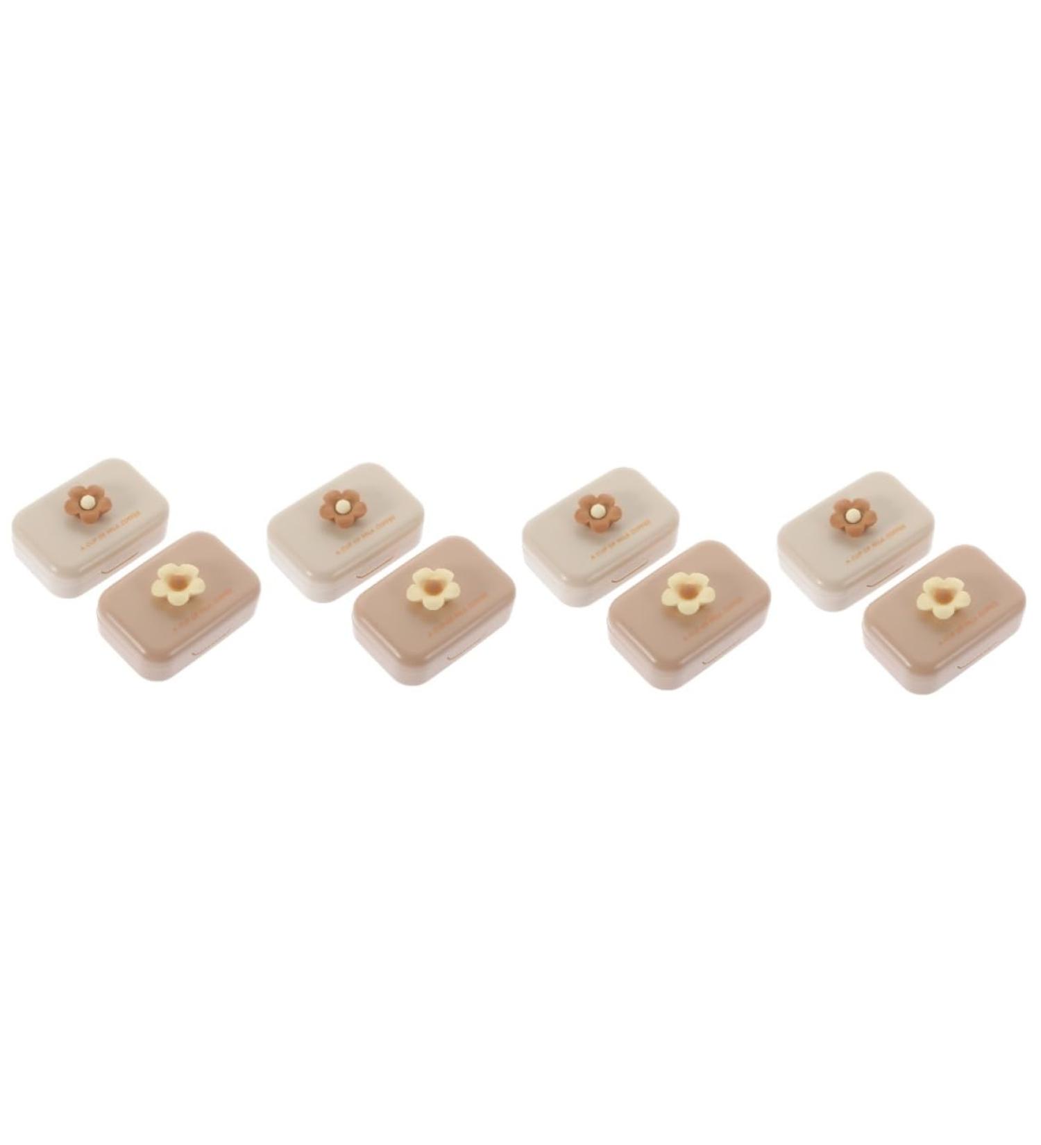 Buy Gatuida 8 Sentences Colored Contact Lenses with Travel Case - 4 Pcs Organizer for Outdoor Use | Shop Now for Stylish Lens Holders! - Buy Online on GoSupps.com