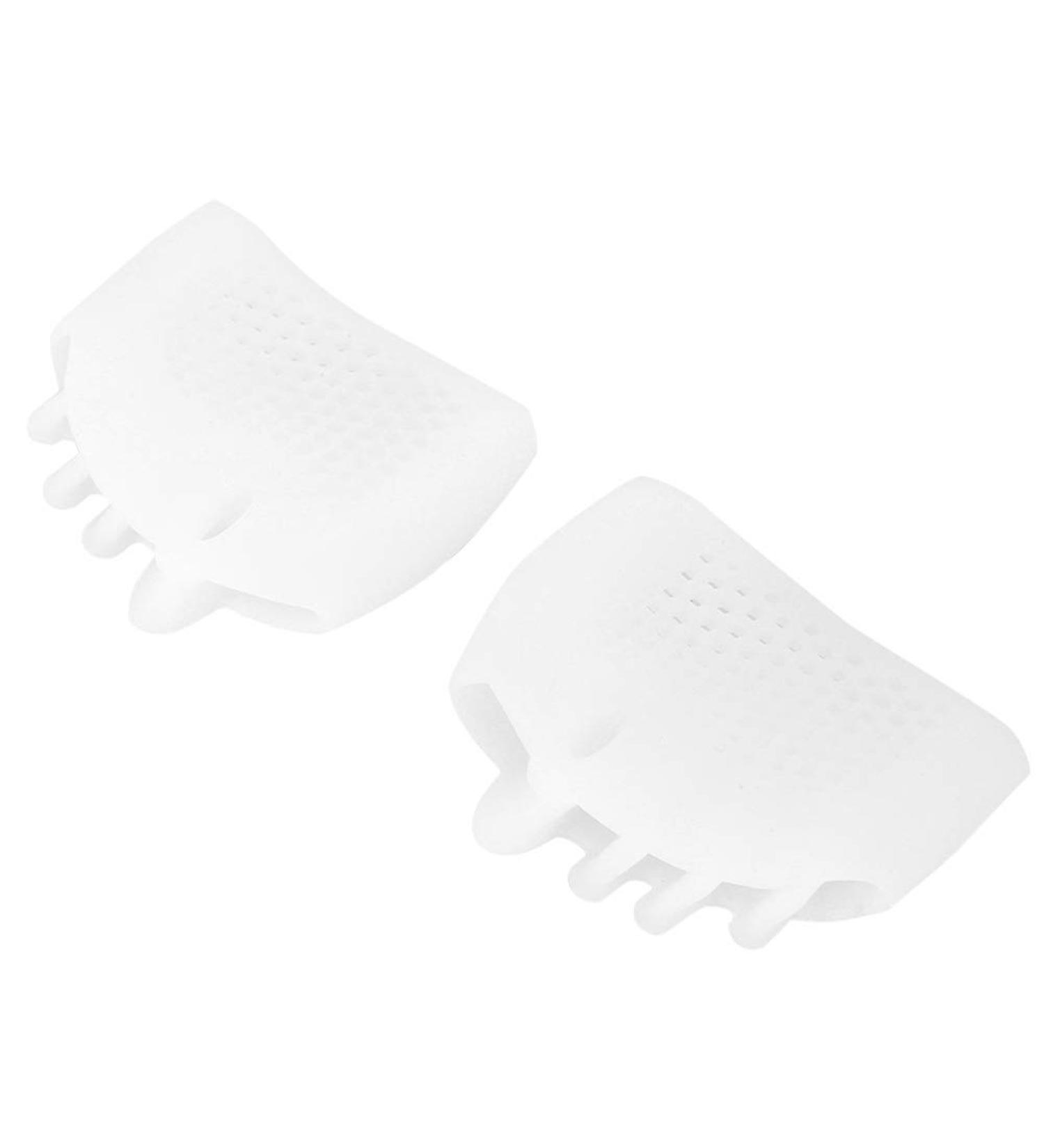 Silicone Bunion Splints for Women Men - Toe Straightener & Corrector | Hallux Valgus Relief & Toe Protector - White - Buy Online on GoSupps.com
