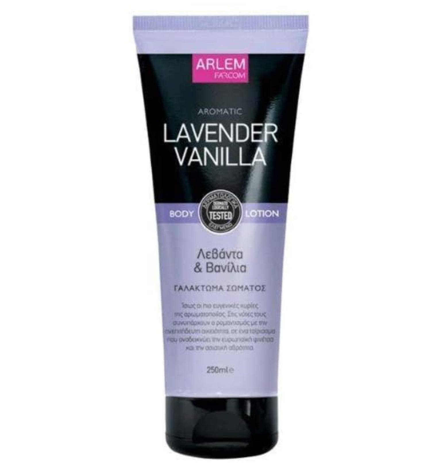  Generisch Arlem Farcom Aromatic Body Lotion Lavender and Vanilla 250 ml Arlem Farcom Aromatic Body Lotion Lavender and Vanilla - Buy Online on GoSupps.com