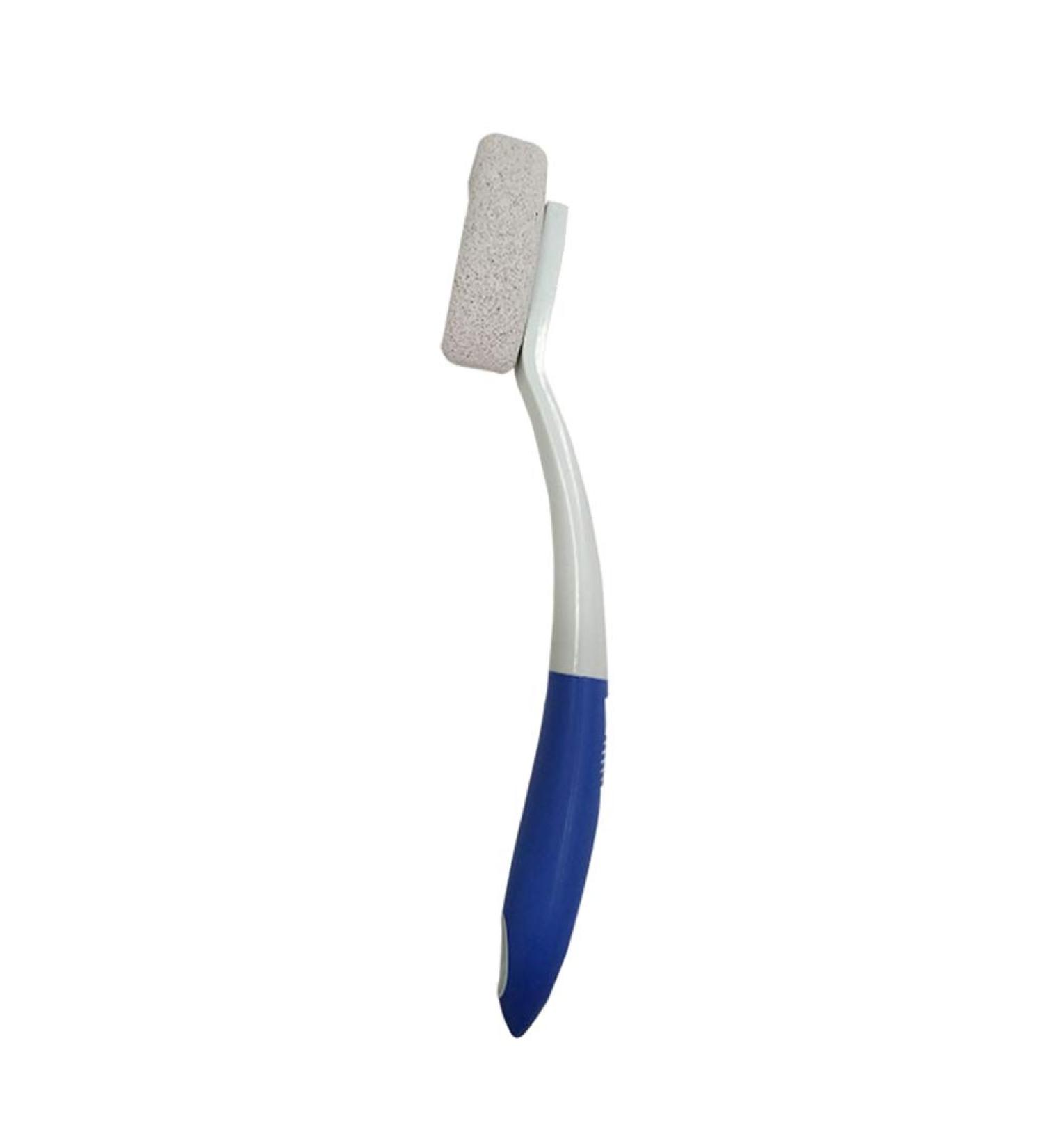 Healifty Long Handle Pumice Stone Foot File for Hard Skin Removal - Blue - Buy Online on GoSupps.com