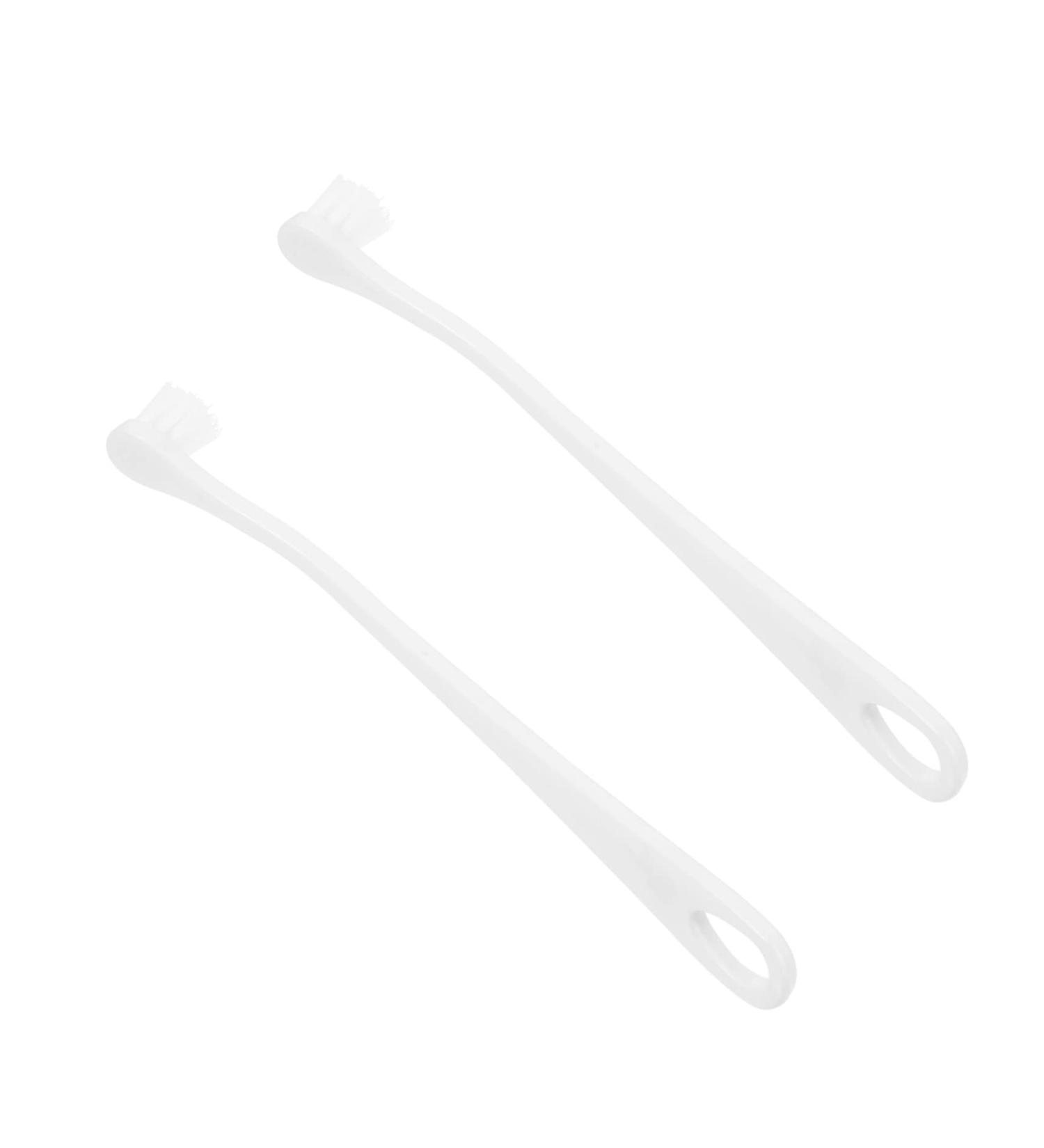 Angoily 2pcs Supplies Tools Cleaners Tooth Pets Teeth Manual Cat Portable Puppy Home Dog Care Soft-bristle 1 count (Pack of 1) White - Buy Online on GoSupps.com