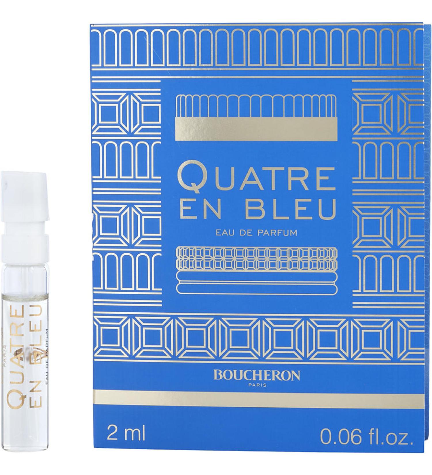 BOUCHERON QUATRE EN BLEU by Boucheron - EAU DE PARFUM SPRAY VIAL ON CARD - WOMEN