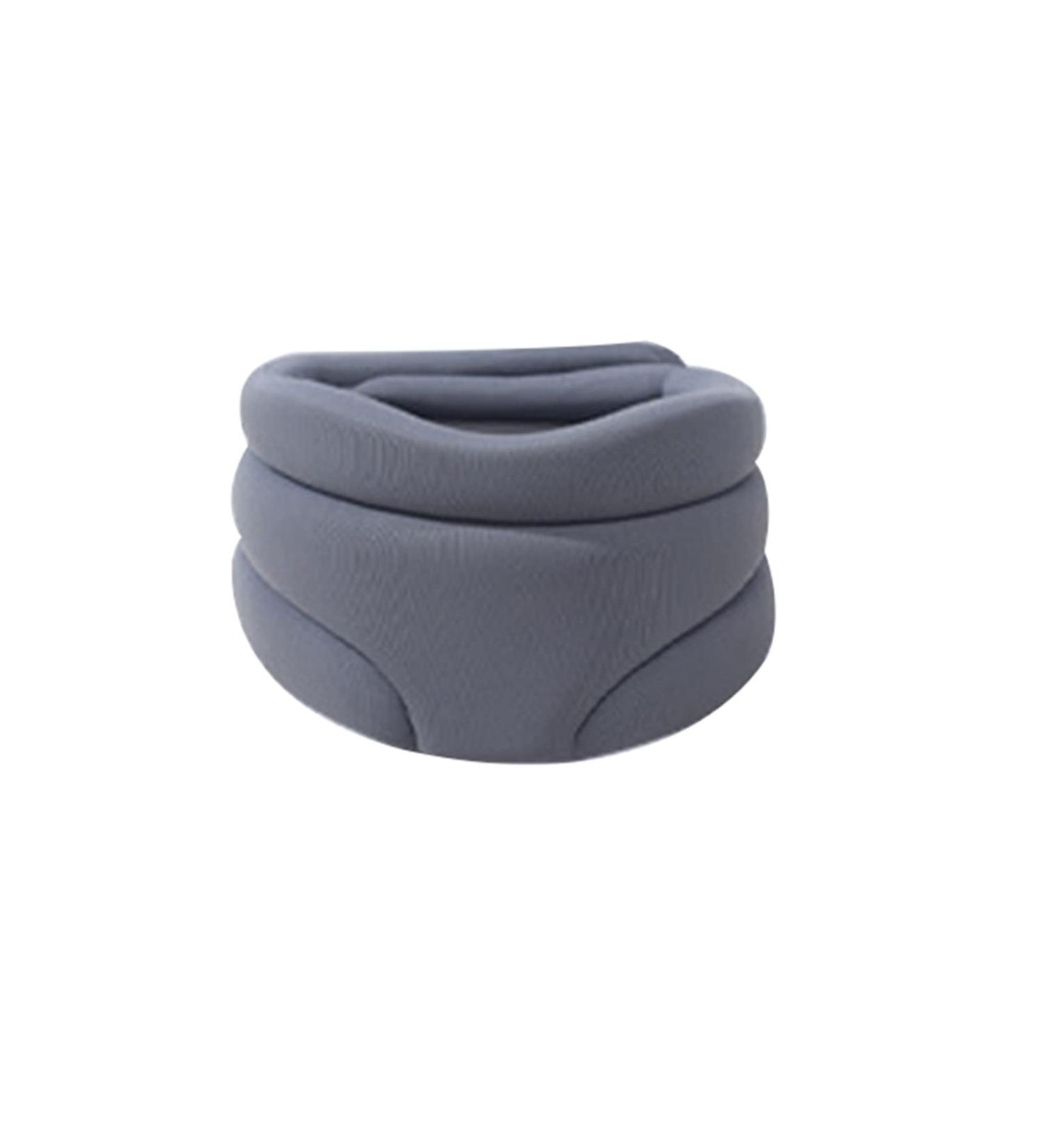 Kripyery Adjustable Neck Bandage - Cervical Support Collar for Pain Relief Dark Gray Unisex | Sleep & Comfort Solution - Buy Online on GoSupps.com