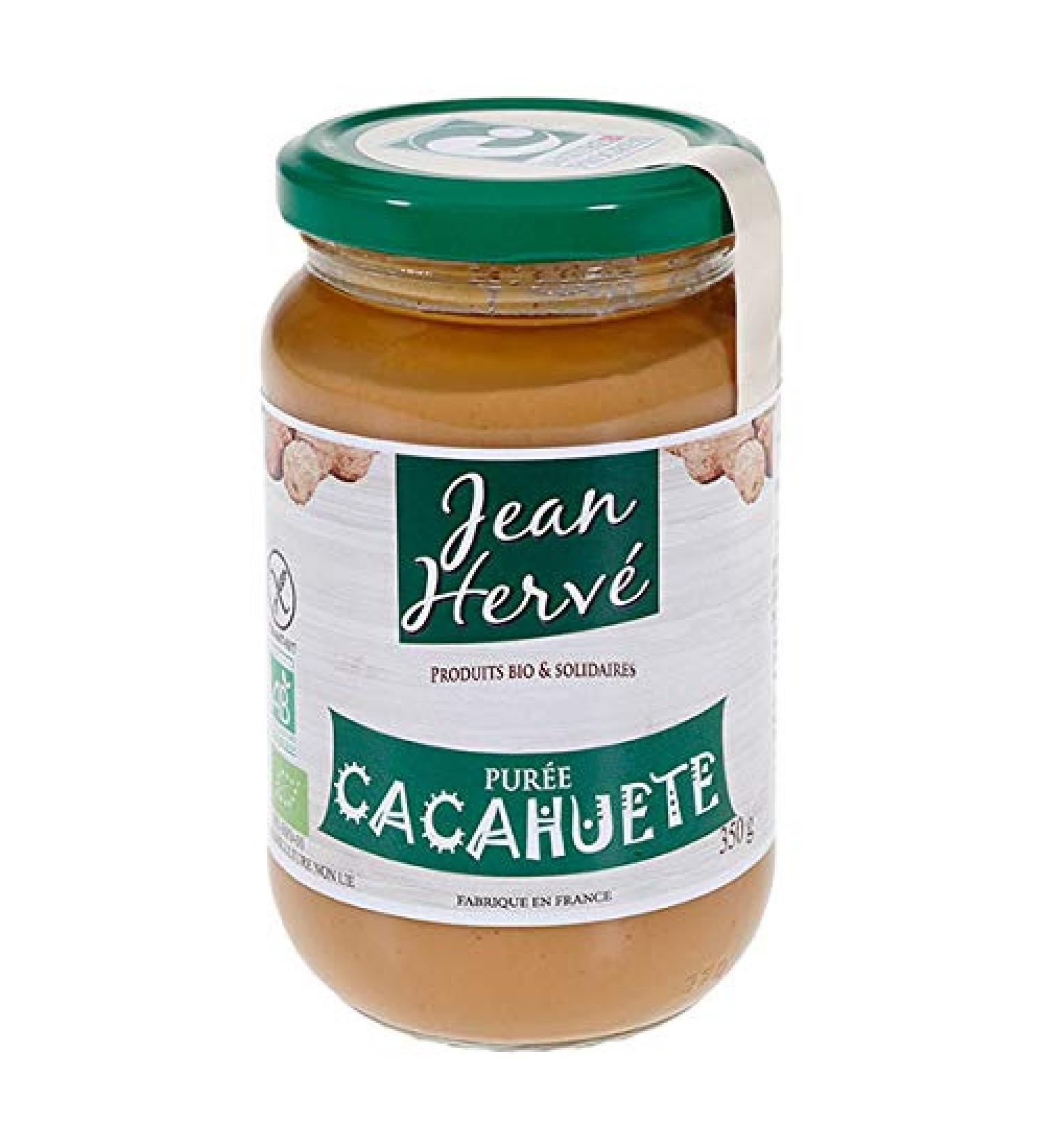 Jean Herv - Pack of 3 Organic Peanut Purees 350g - Sold by Unit - Buy Online on GoSupps.com