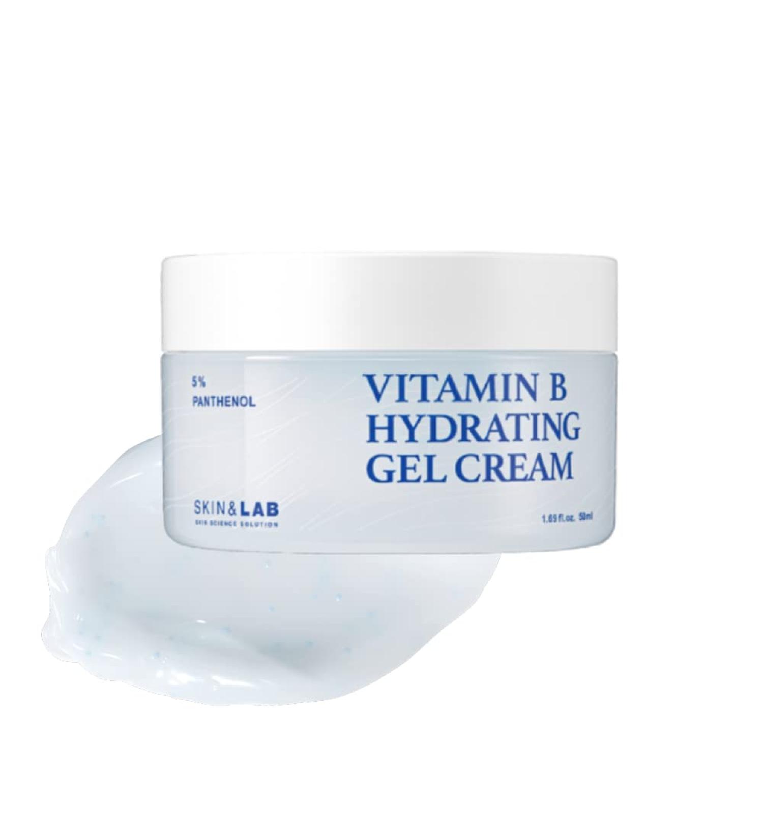 SKIN&LAB Vitamin B5 Hydrating Gel Cream with Hyaluronic Acid and Ceramide | Fast-Absorbing, Non-Greasy Moisturizer for Acne Prone, Sensitive Skin - 50ml - Buy Online on GoSupps.com