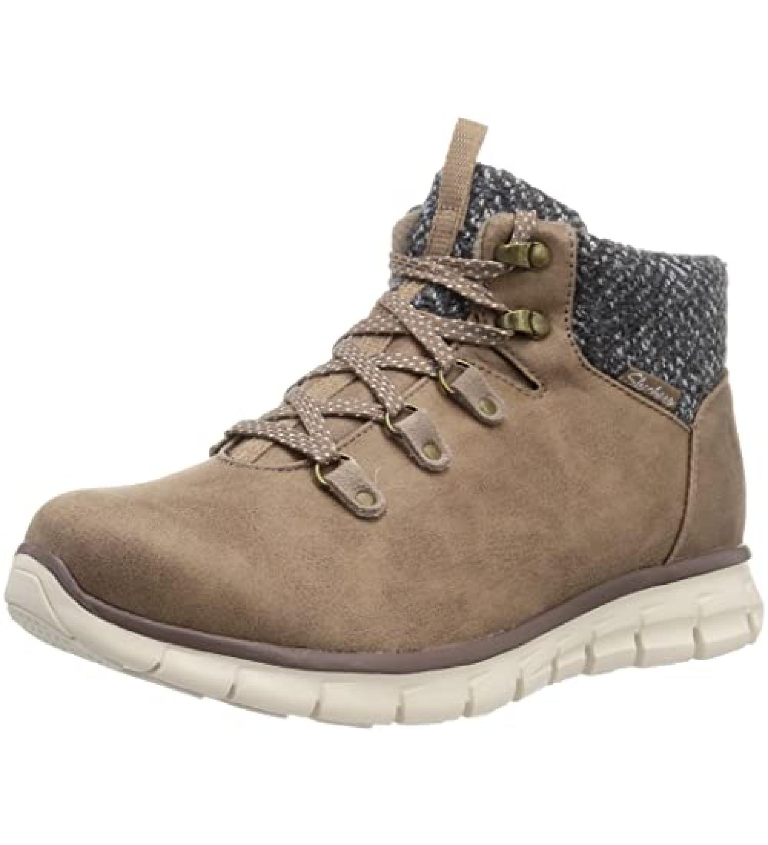 Skechers Women's Synergy Cold Daze Boot 9.5 Taupe - Comfort & Style - Buy Online on GoSupps.com