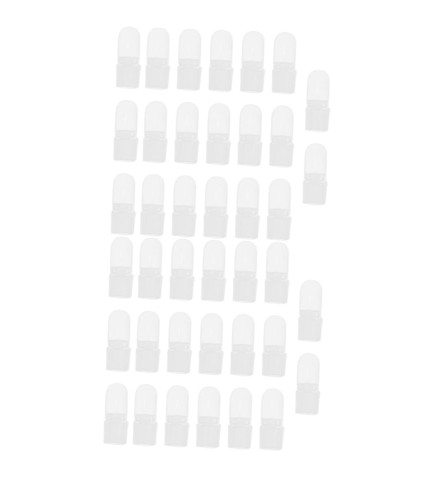 Beaupretty 40 Pcs Nail Case Nail Soak off Cap Soak off Caps Finger Nail Soakers Nail Tip Latex Nail Guard Gelt Cuticle Guard Peel Polish Barrier Nail Soaker Cap Remover Manicure Plastic 4x2cmx2pcs As Shownx2pcs - Buy Online on GoSupps.com