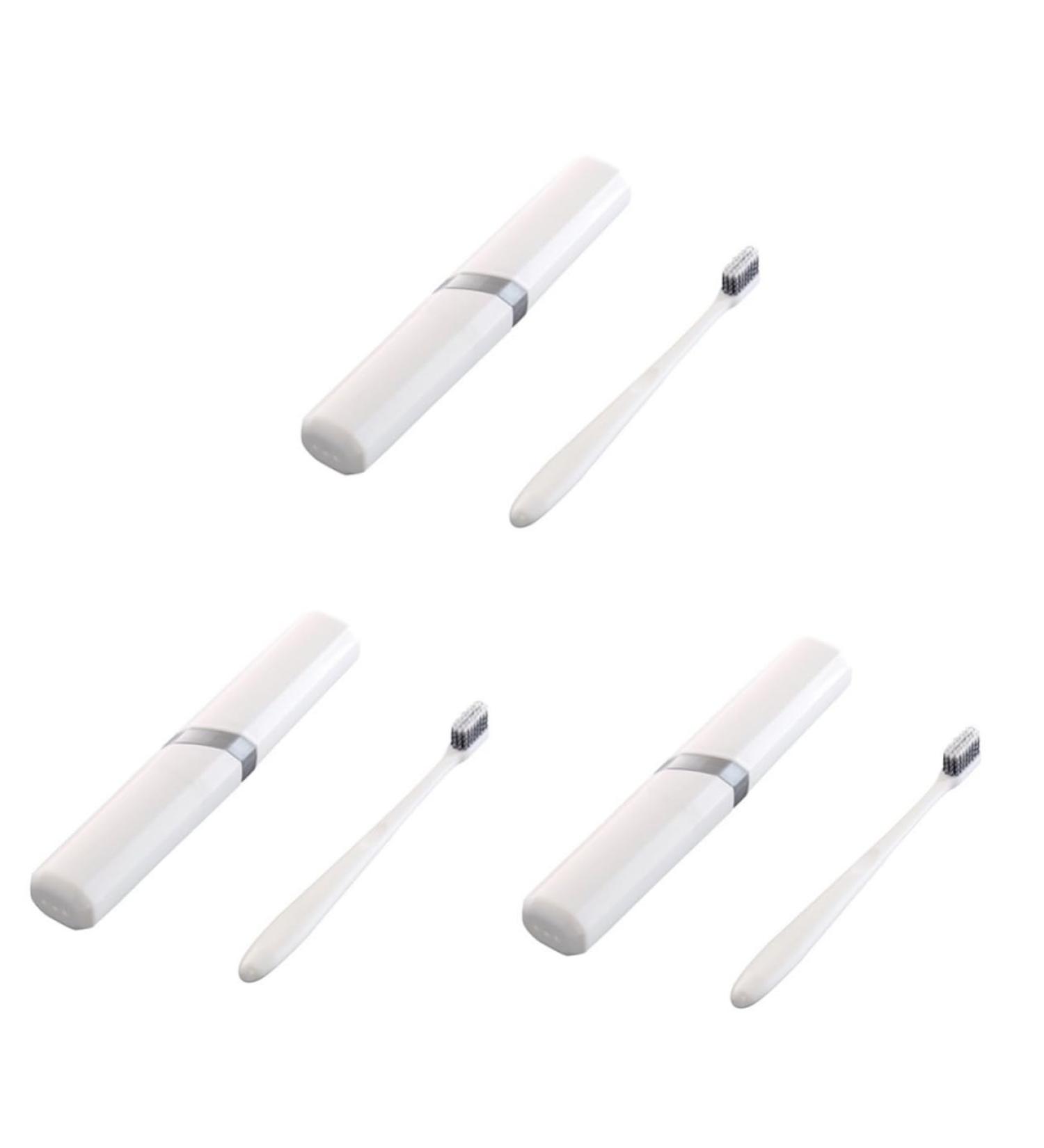 Minkissy Travel Toothbrush Holder - Portable Tube Container for Adult Toothbrushes - 1 Piece Set | Ideal for Home & On-the-Go - Buy Online on GoSupps.com