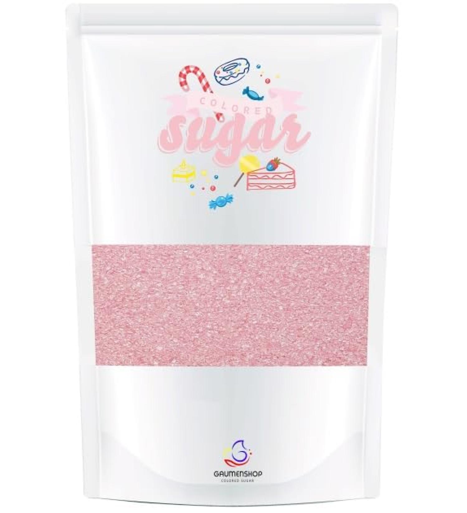 Colorful sugar pink ros 100g decorative sugar