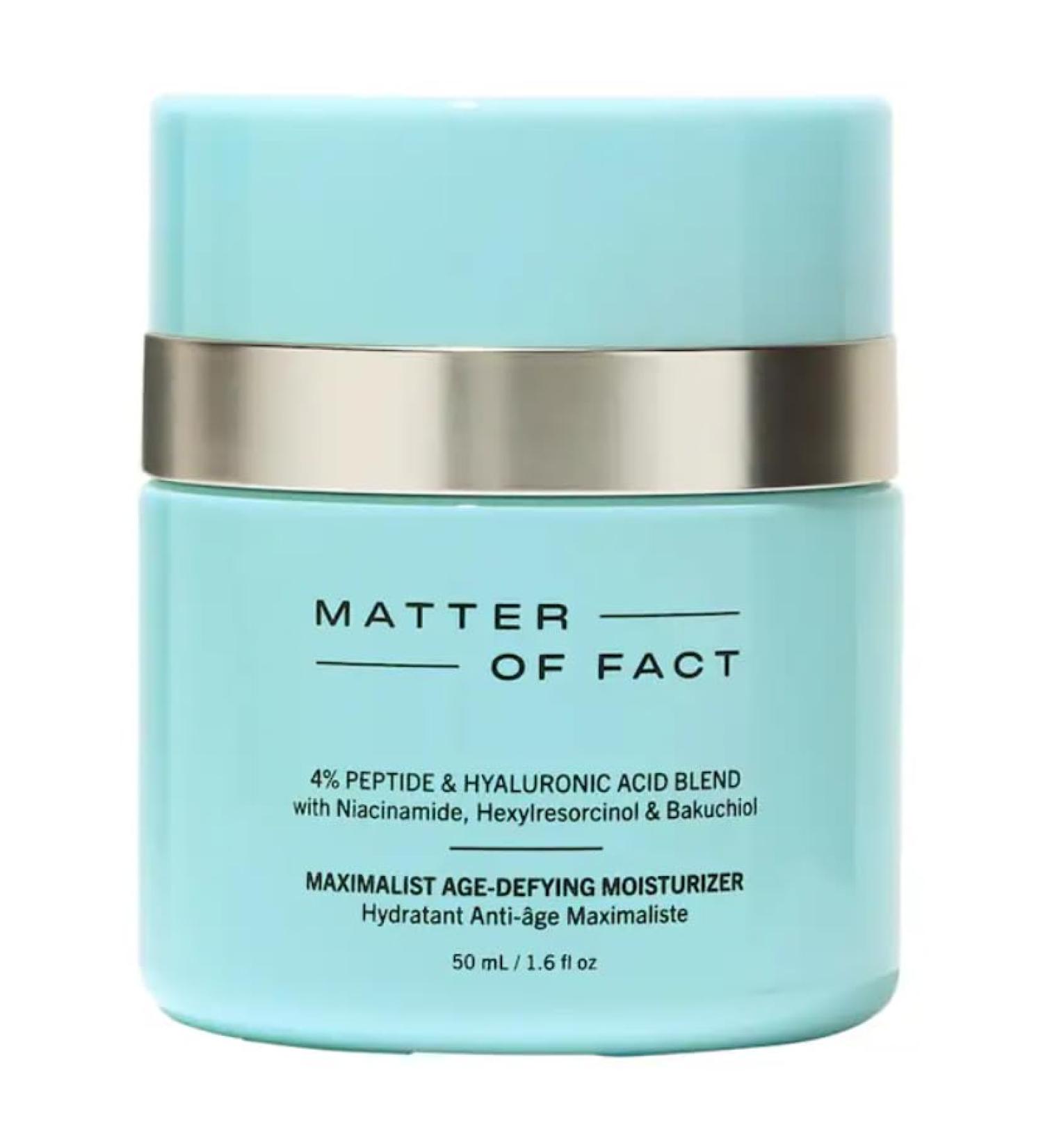 MATTER OF FACT MAXIMALIST AGE-DEFYING RICH MOISTURIZER with 4% Peptide & Hyaluronic Acid Blend White