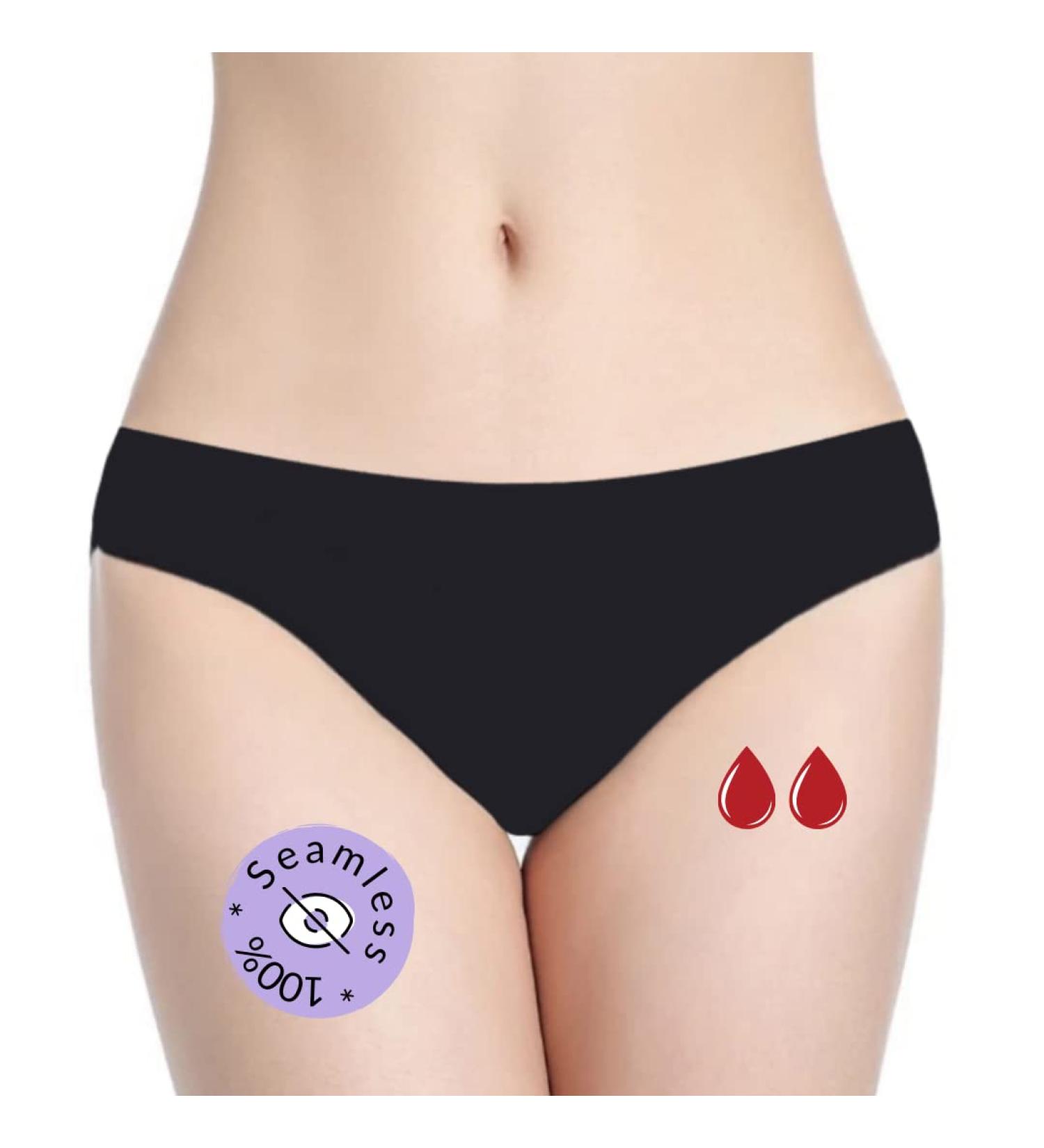 Noblood Eco-Friendly Period Underwear - Washable Cotton 2-3 Tampon Absorption Sizes XXS to 3XL for Women & Girls - Buy Online on GoSupps.com