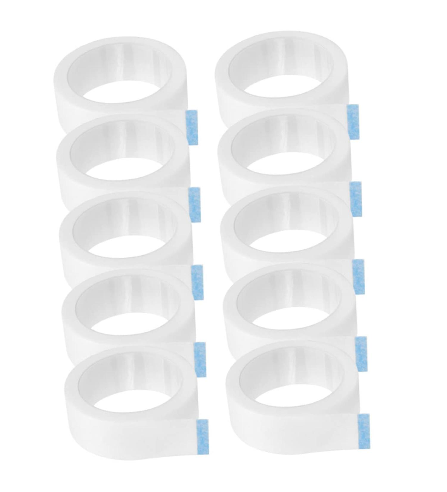 VINTORKY 10 Rolls Lash Extension Tape Adhesive Eyelash Tape Eyelash Grafting Tape Color Eyelash Tape Makeup Stuff Colorful Duct Tape Color Tape Makeup Tape Extend Non-woven Fabric 900x1.2cm White 1 - Buy Online on GoSupps.com