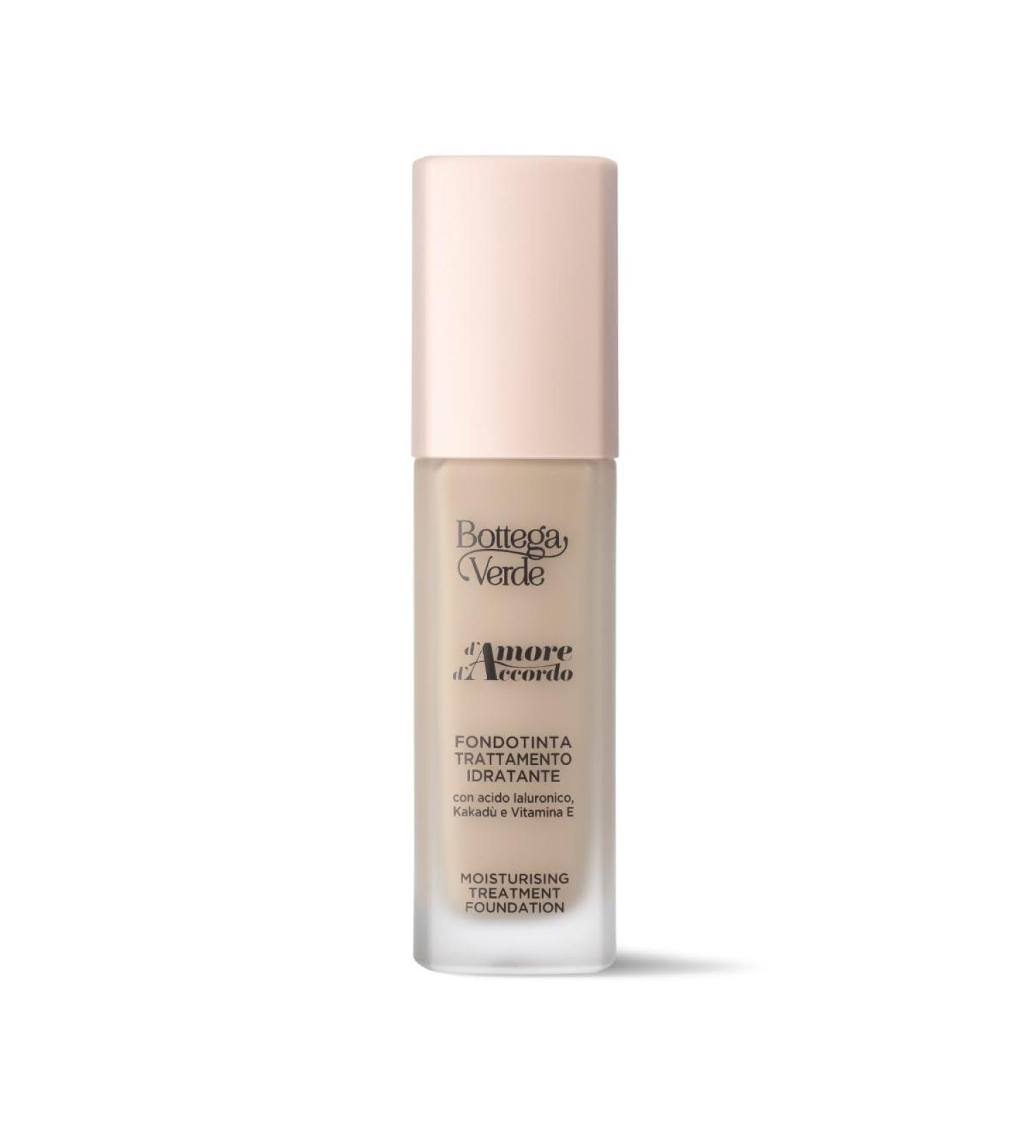 Bottega Verde Bottega Verde - d'Amour d'Accord - 12-hour moisturizing foundation with blend of hyaluronic acid kakadu and vitamin E (30 ml) - cashmere