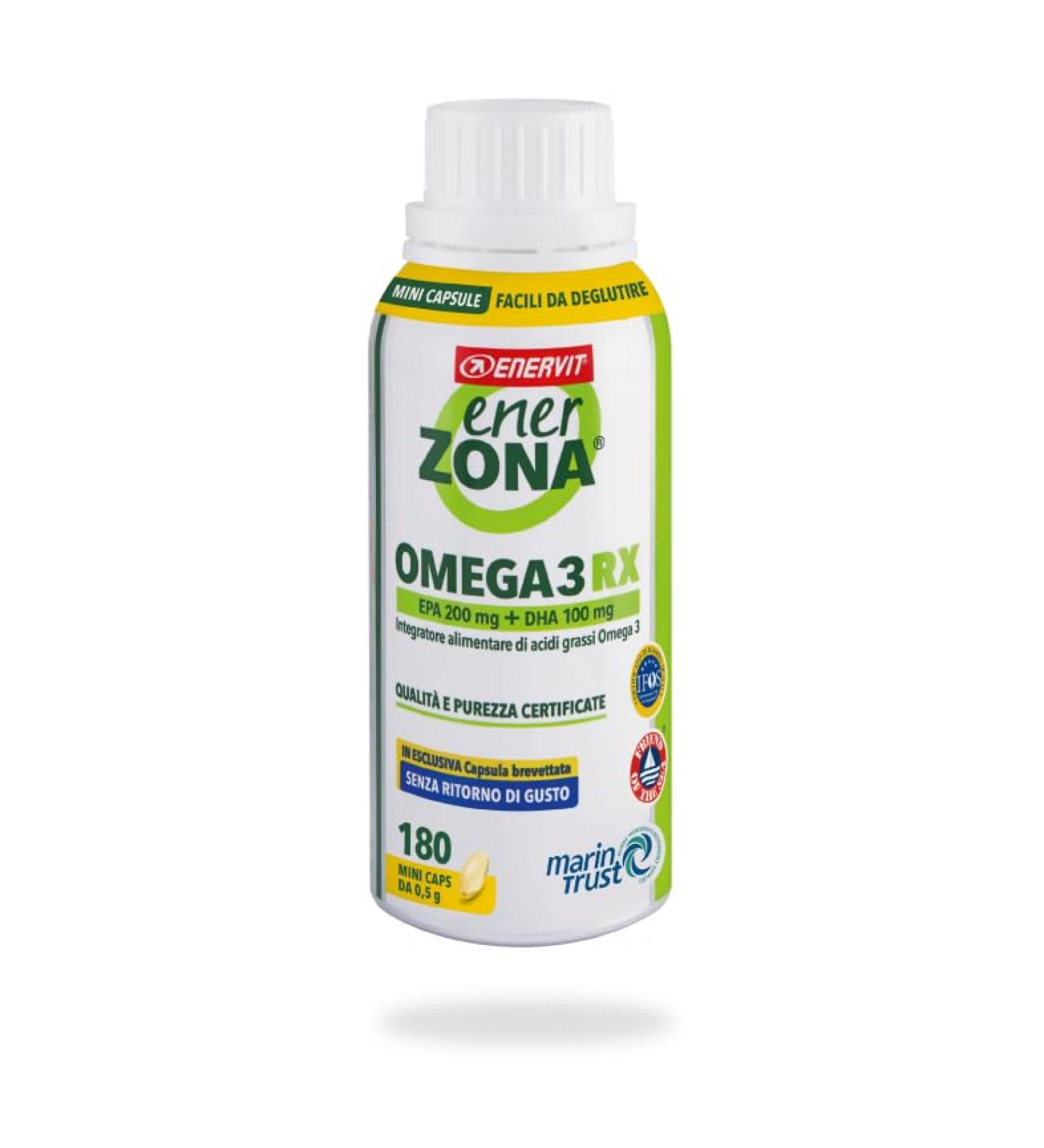  ENERVIT Enervit - EnerZona Omega 3RX EPA+DHA (180 capsules 0.5 g) - Buy Online on GoSupps.com