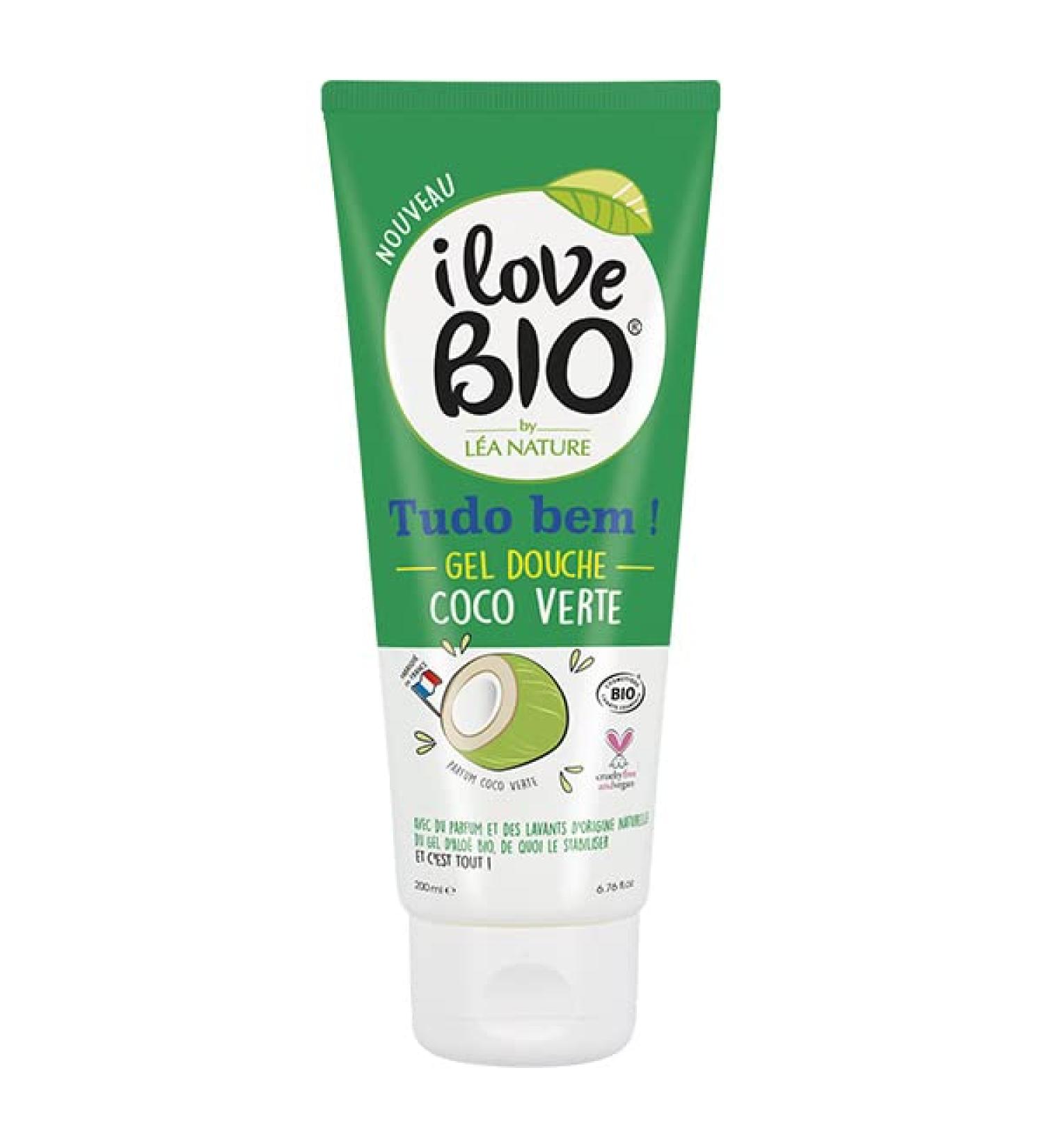 I Love Bio Organic Coconut Shower Gel 200 ml