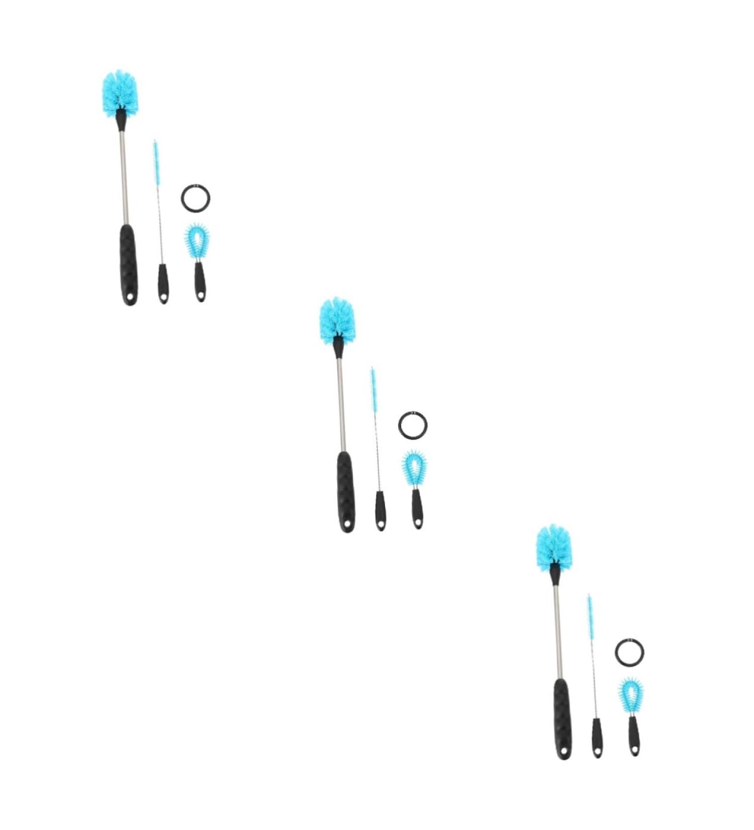 AMOSFUN 9-Piece Multi-Purpose Cleaning Brush Set | Stainless Steel Water Bottle & Straw Cleaner | Ultimate Detergent Brush Kit for Easy Cleaning - Buy Online on GoSupps.com