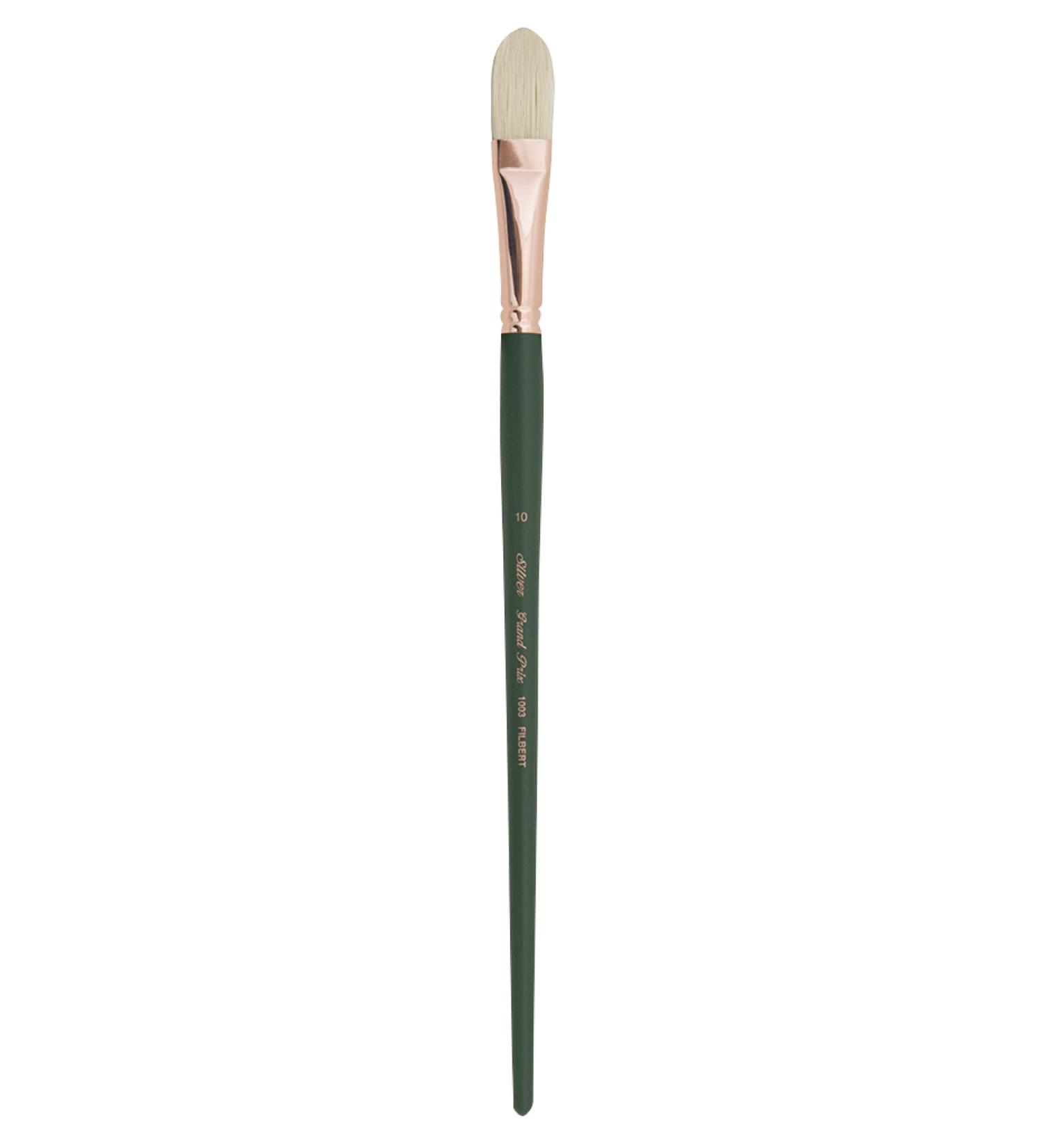 Silver Brush Limited Grand Prix Filbert Brush Size 10 - Long Handle for Oil Paintings - Buy Online on GoSupps.com