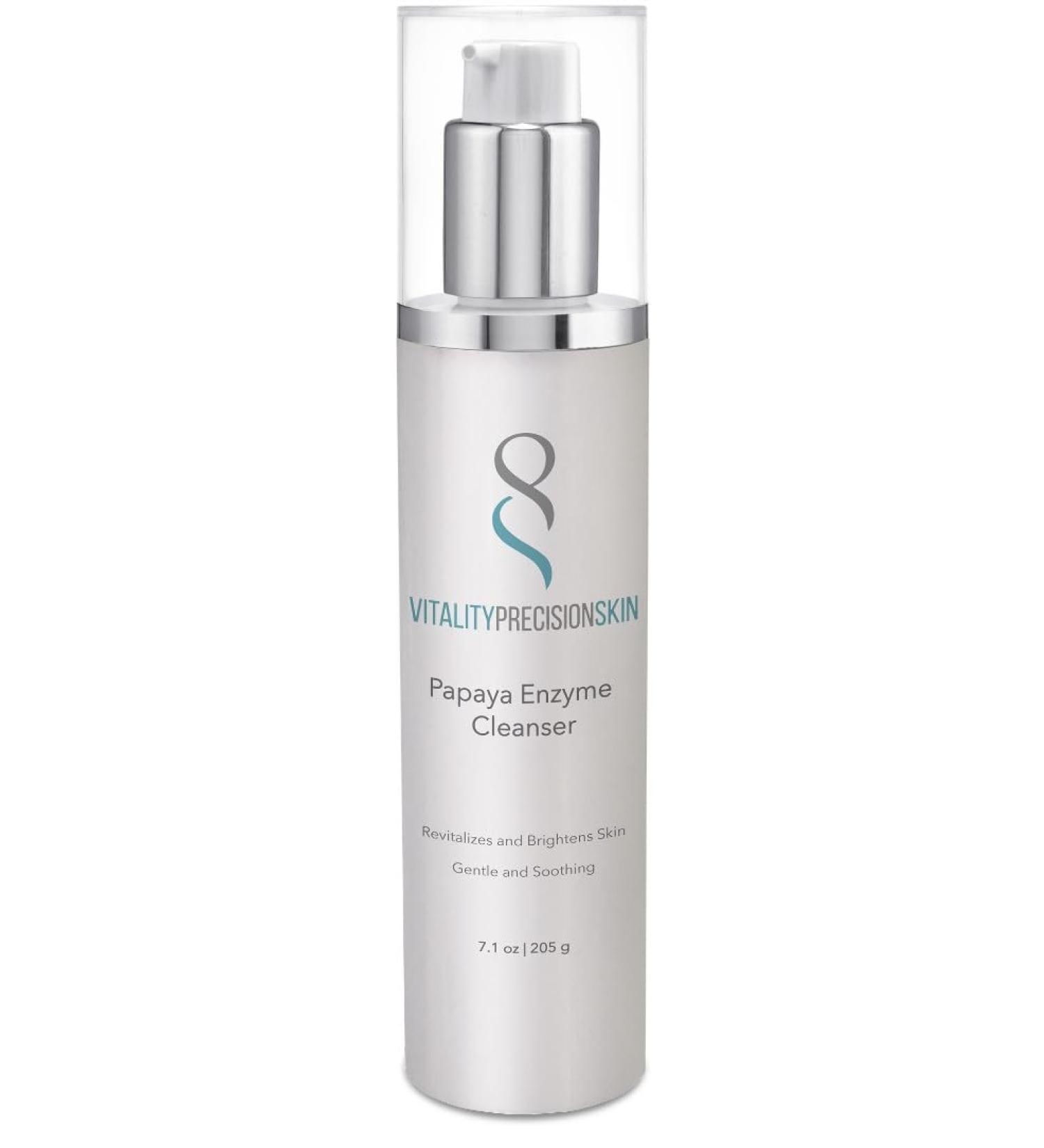 Buy Vitality Precision Skin Papaya Enzyme Cleanser Gentle Exfoliating Face Wash for Healthy Skin | International Shipping Available - Buy Online on GoSupps.com