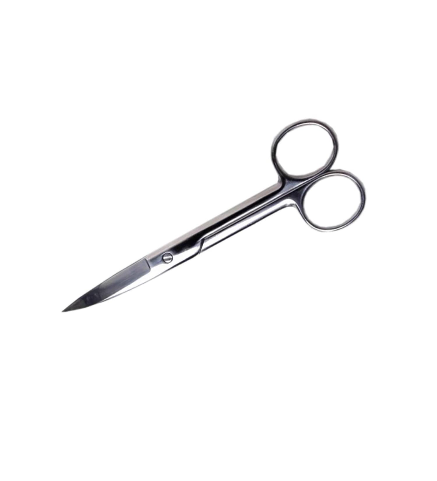 Curved Stainless Scissors for Makeup & Eyebrow Precision | International Shipping Available - Buy Online on GoSupps.com