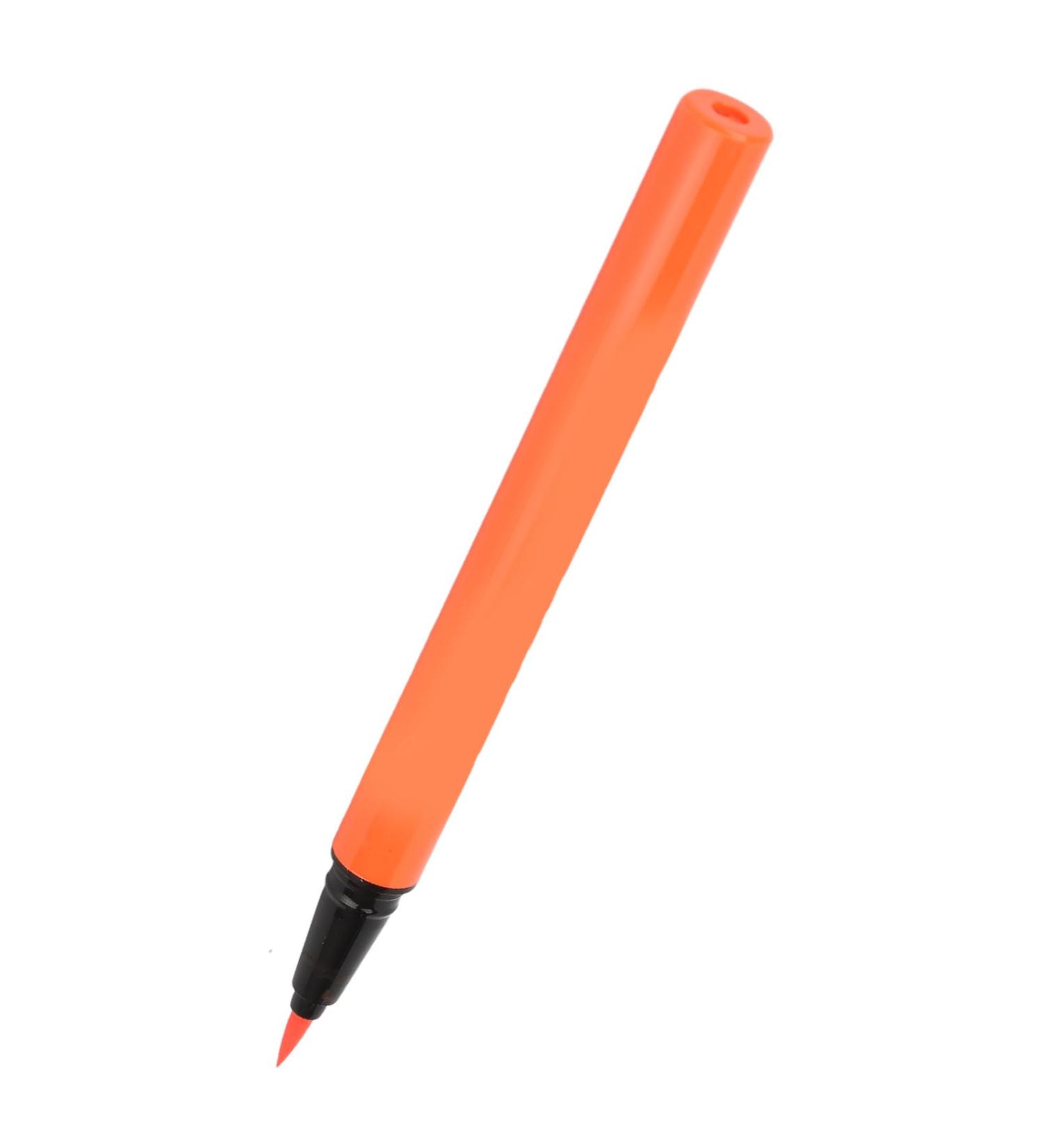 Shanrya Glow Eyeliner Smudgeproof Luminous Orange Color Waterproof Matte Fluorescent Eyeliner Pen for Cosmetics - Buy Online on GoSupps.com