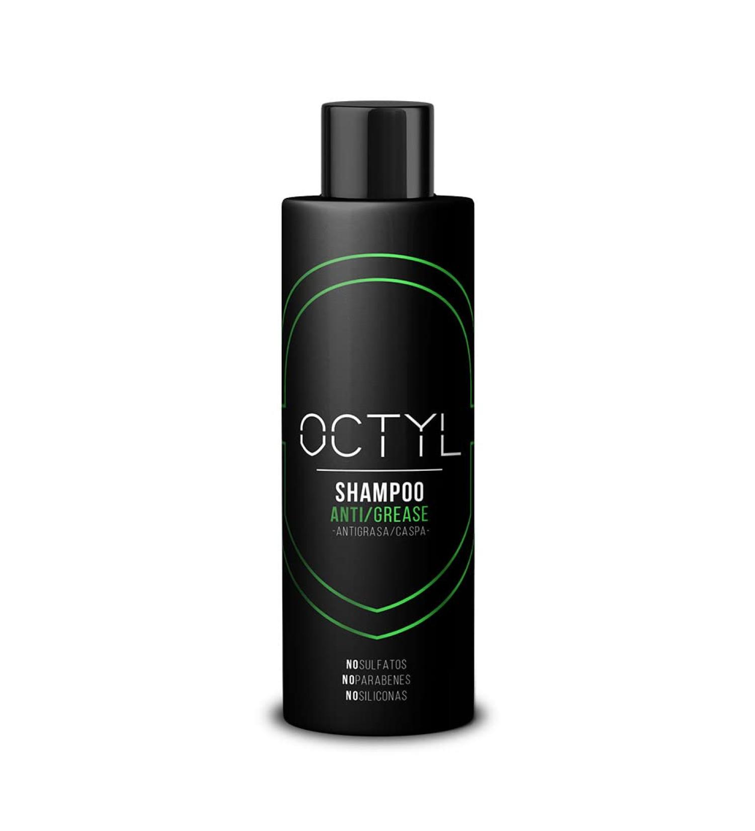 OCTYL Anti-Grease Shampoo | Professional anti-dandruff and anti-grease shampoo for daily use | Reduces itching flaking and excess sebum | 250ml - Buy Online on GoSupps.com