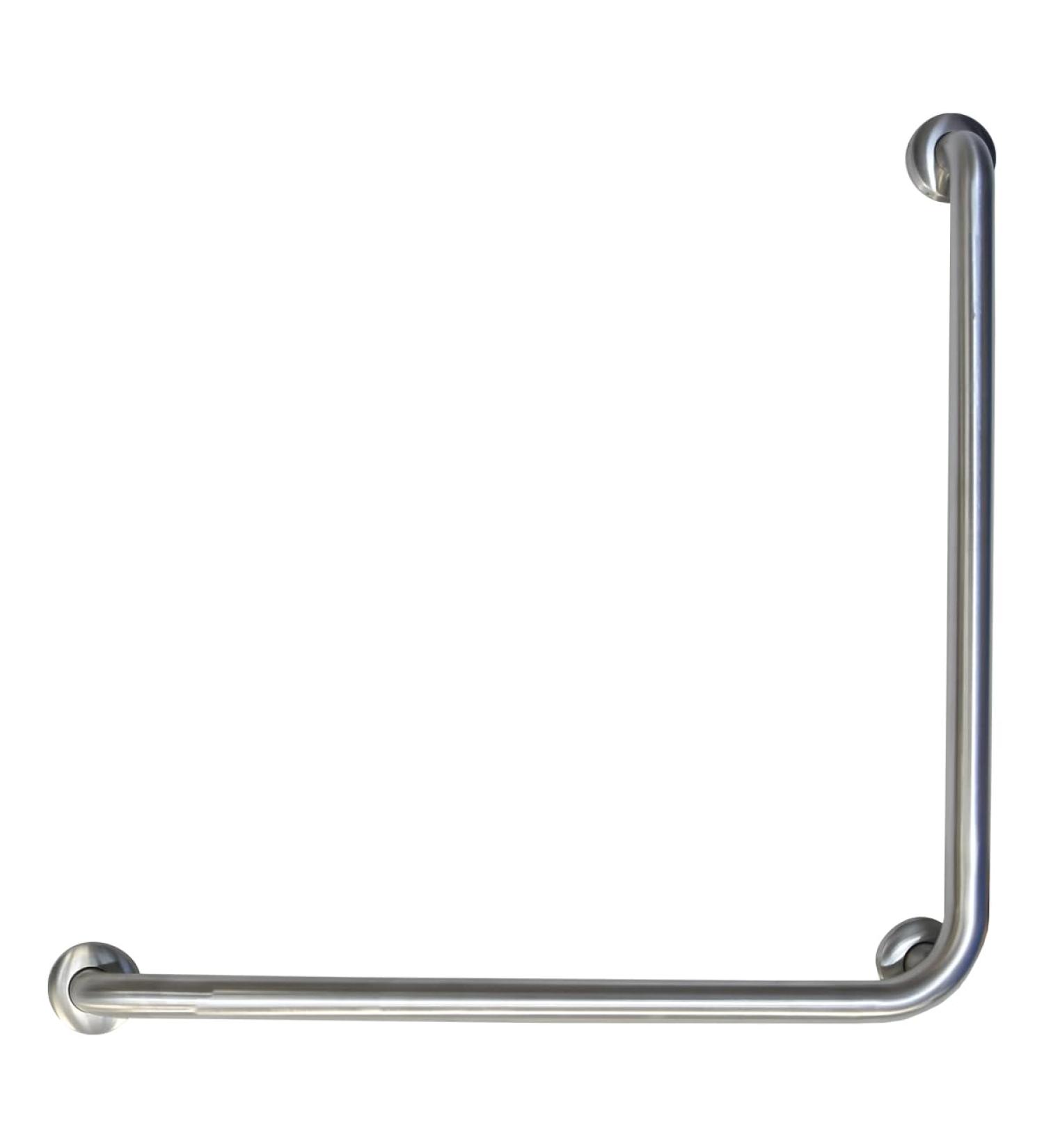 StreamWay L-Shapped Stainless Steel Bathroom Grab Bar 36 inch - Buy Online on GoSupps.com