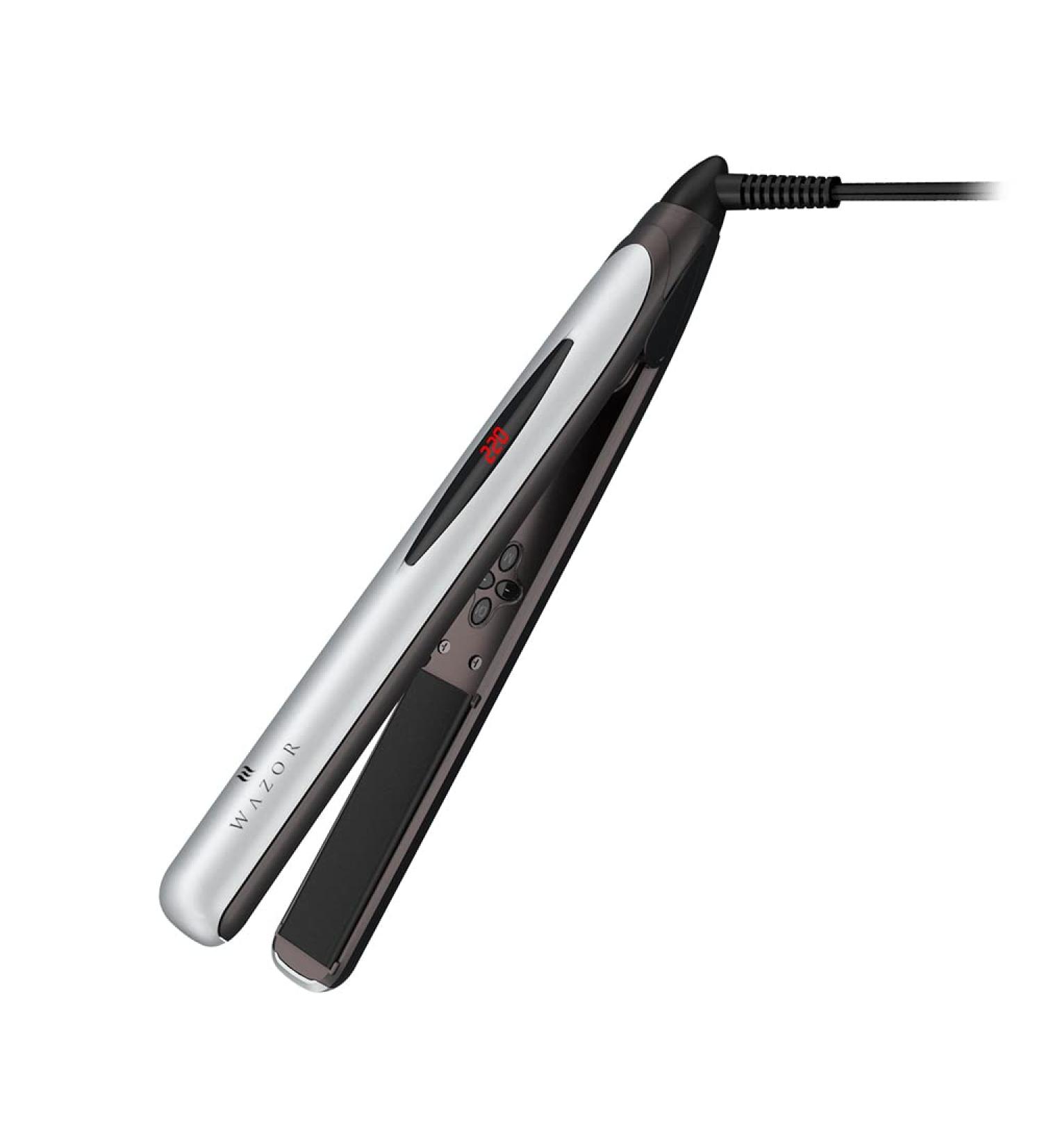 Professional 2-in-1 Hair Straightener & Curler - Ceramic Flat Iron with Instant Heat Digital LED Display & Auto Shut Off | Adjustable Temp 284 -446  - Buy Online on GoSupps.com