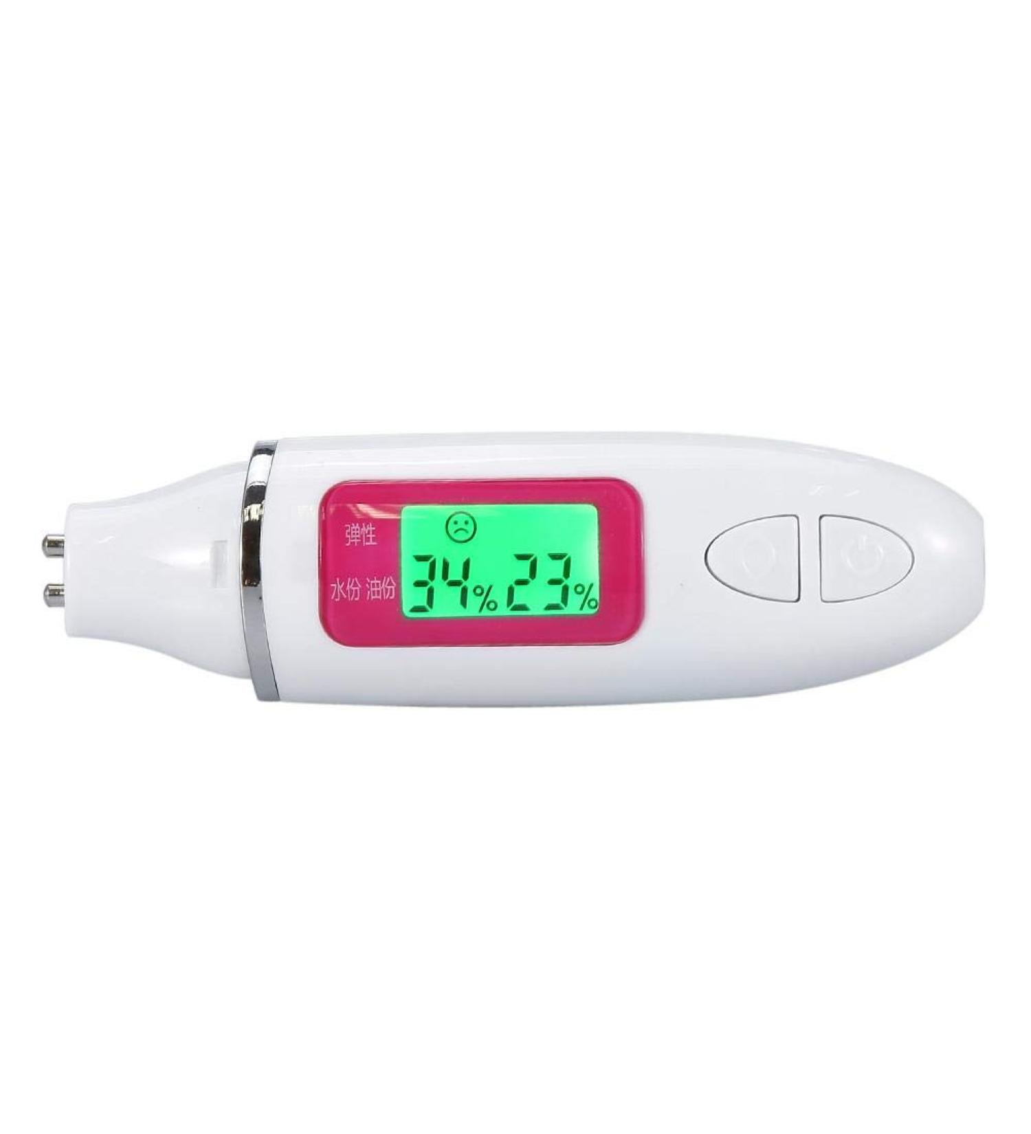 Advanced Skin Analyzer - Facial Tester & Water Oil Sensor | 2 Colors Available (White) - Shop Now - Buy Online on GoSupps.com