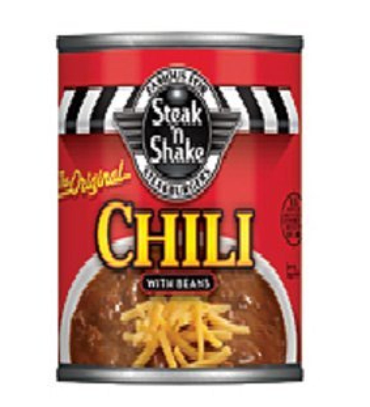 Steak 'n Shake Chili with Beans 15 Oz Can (Pack of 4) 15 Ounce (Pack of 4)