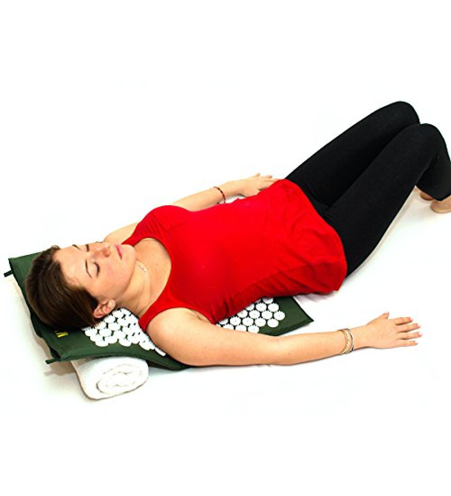 Nayoya Acupressure Mat - Relief for Back Pain Sciatica & Fibromyalgia - International Shipping Available - Buy Online on GoSupps.com