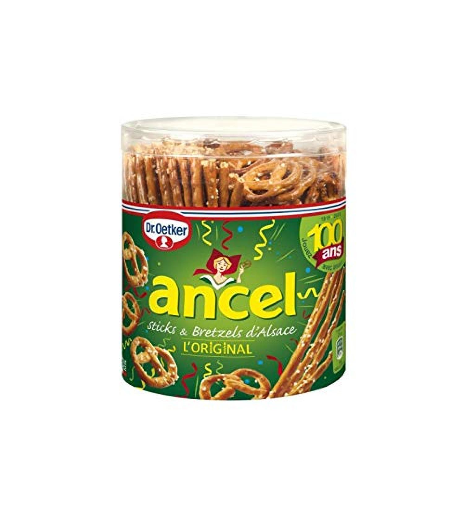 ANCEL - Assorted Sticks and Pretzels of Alsace 300 g - Pack of 4 - Sold as a Set