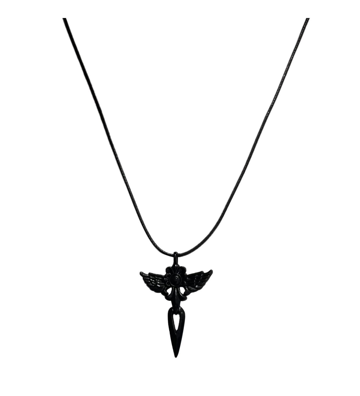 Kuaiyiju Dark Punk Spider Chart Chain - Unique Hip-Hop Choker Necklace | Adjustable Collarbone Chain Trailer - Buy Online on GoSupps.com