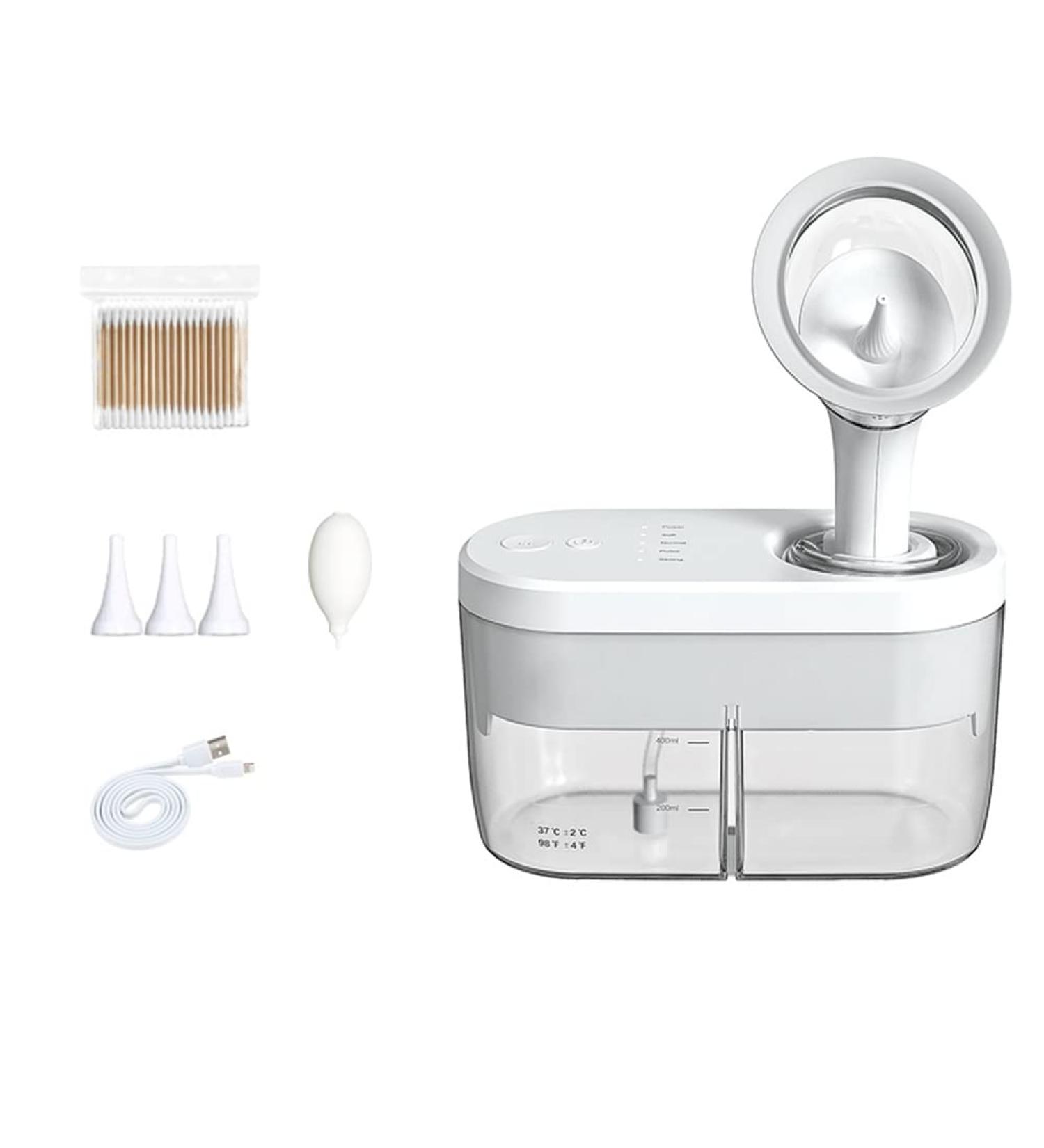 Smala Electric Earwax Removal Kit - USB Rechargeable Ear Irrigation Device - Buy Online on GoSupps.com