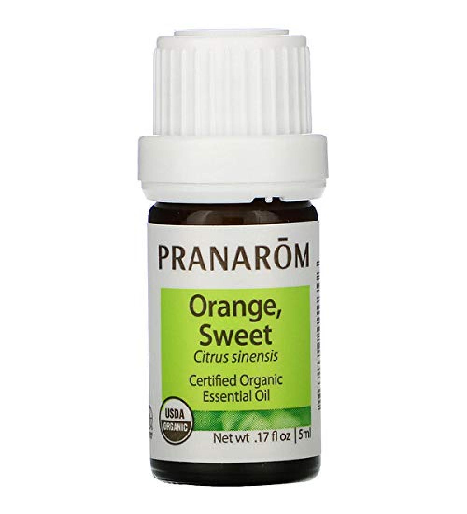 Pranarom - Sweet Orange Essential Oil 5ml 0.17 Fl Oz (Pack of 1)
