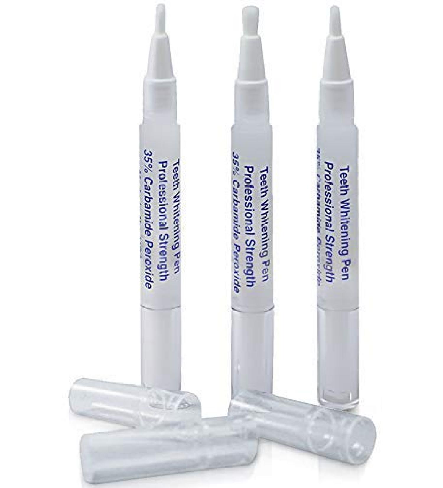 Teeth Whitening Pens (3 Pack) - 35% Carbamide Peroxide - Professional Strength - Made in USA - Buy Online on GoSupps.com