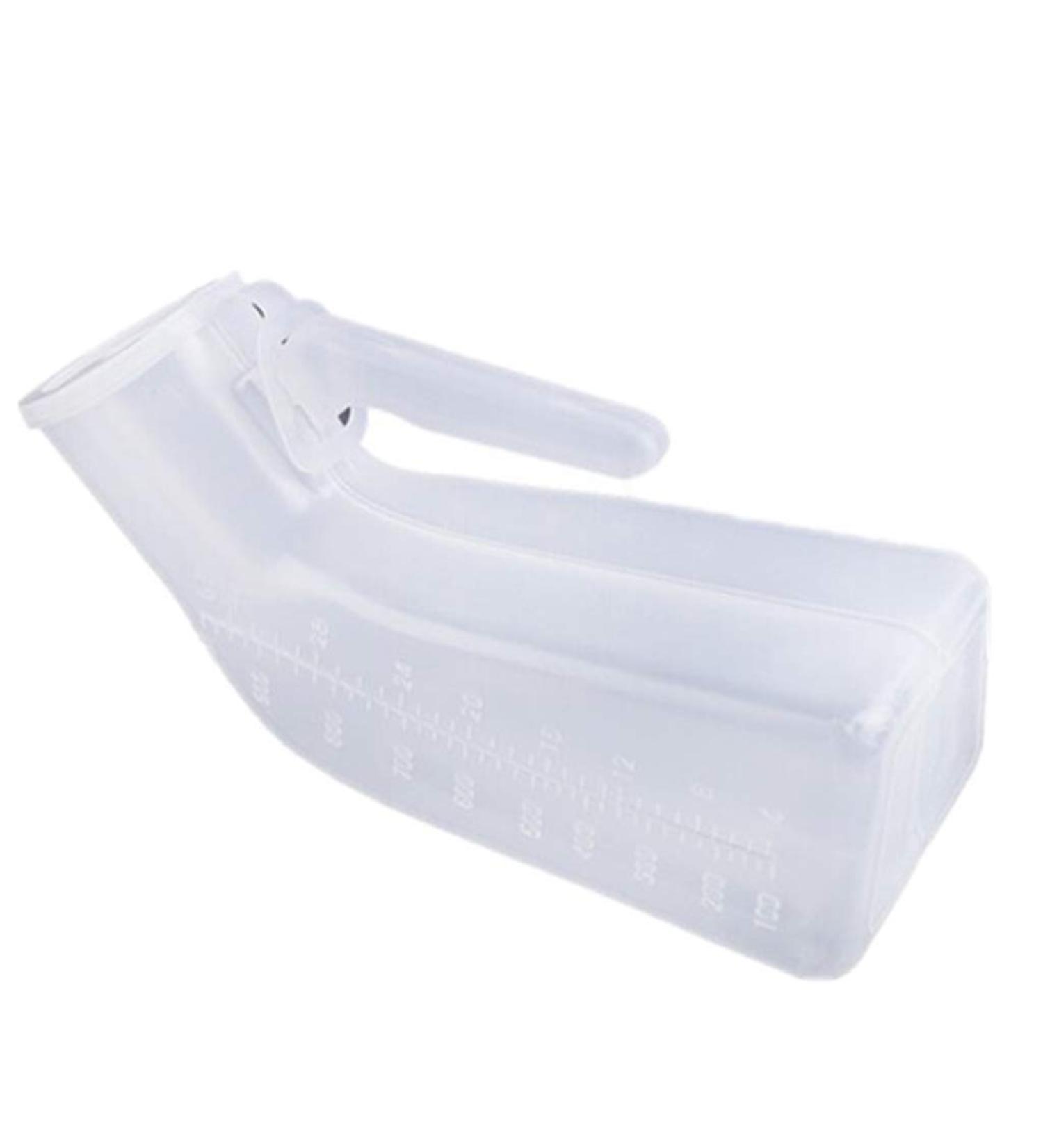 GRISDEPPD Urinal Men's Urinal 1000Ml Thick Plastic Men's Potty Bottle with Screw - Buy Online on GoSupps.com