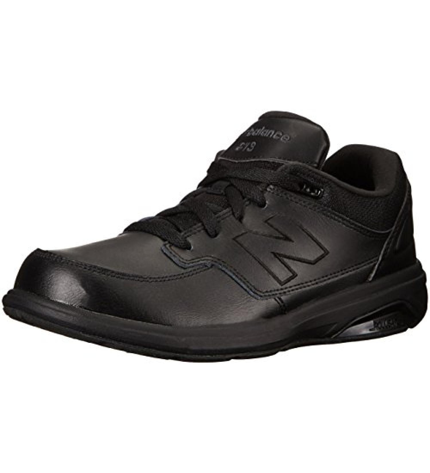 New Balance Men's 813 V1 Walking Shoe 9.5 Black/Black - Lace-up Comfort and Support - Buy Online on GoSupps.com