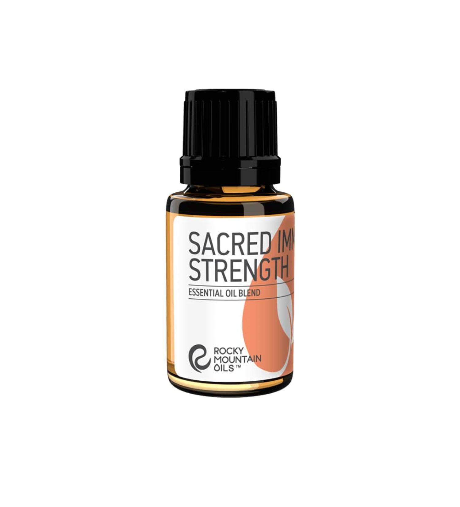 Rocky Mountain Oils Sacred Immune Strength Essential Oil Blend - 15ml - Boost Immunity Aromatherapy Natural Remedies Diffuser & Topical Use - Buy Online on GoSupps.com