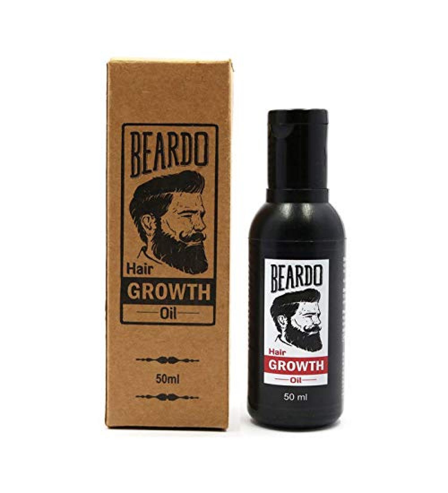 Glamorous Hub Beardo Beard & Hair Growth Oil - 50ml | Boost Beard Growth & Thickness | Worldwide Shipping - Buy Online on GoSupps.com