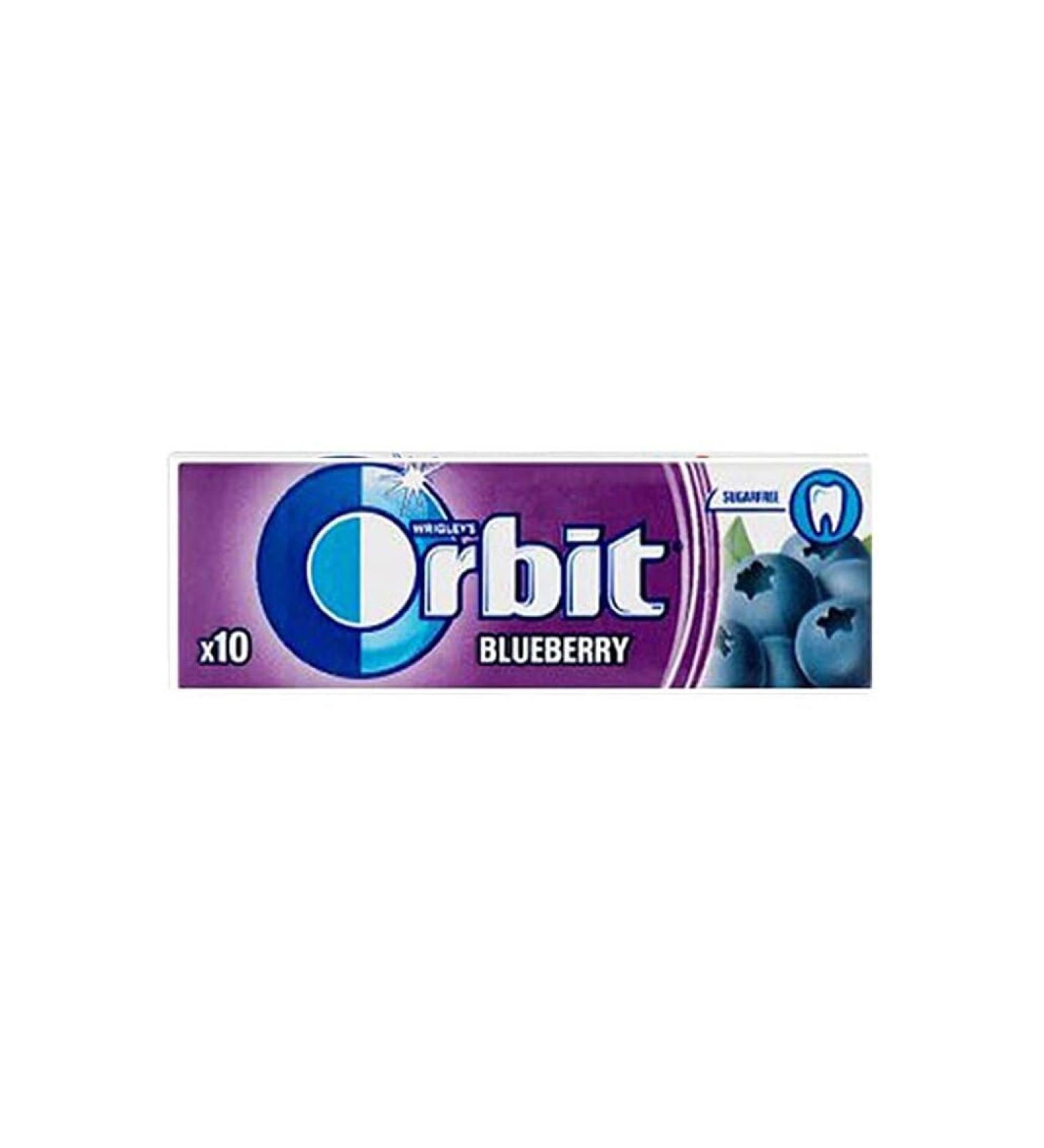 10 Packs of Original WRIGLEY'S Orbit/Extra Chewing Gum Packs Fresh Stock (Orbit - Blueberry 10 Pack) Helps keep Teeth Clean And Mouth Fresh