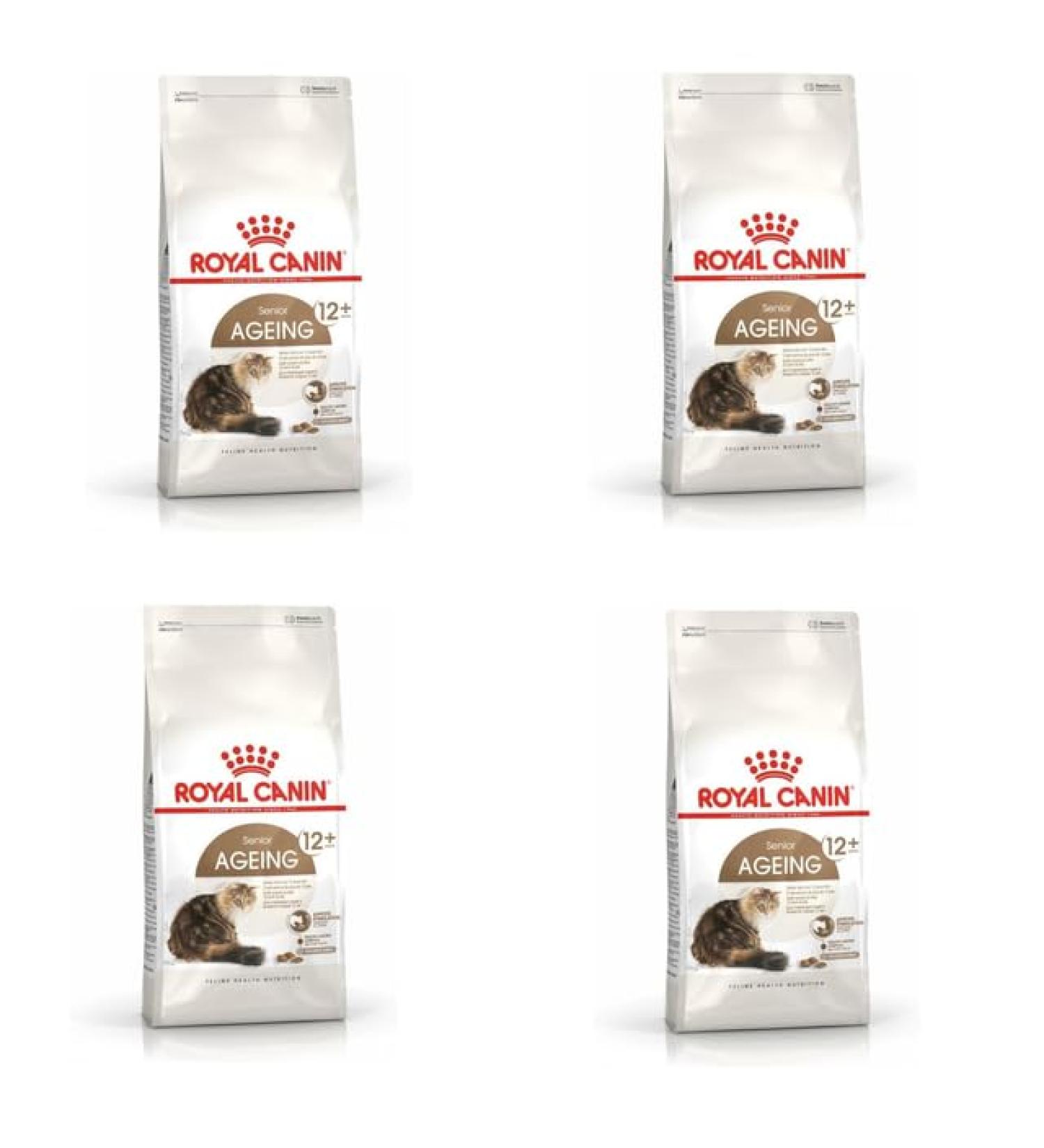 Royal Canin Ageing 12+ Complete Dry Cat Food 4 x 400g - Buy Online on GoSupps.com