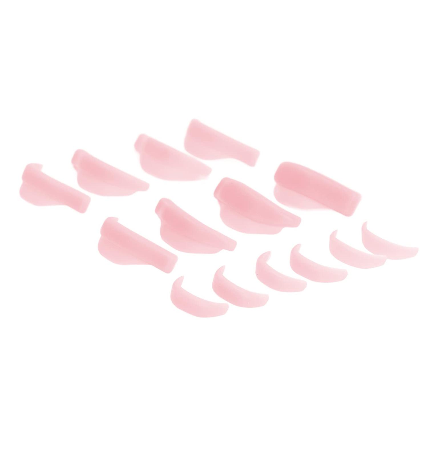 Eyelash Perm Pads Portable Silicone Soft 7 Pairs 7 Sizes Eyelash Lift Shields for Beauty Salons (Pink) - Buy Online on GoSupps.com